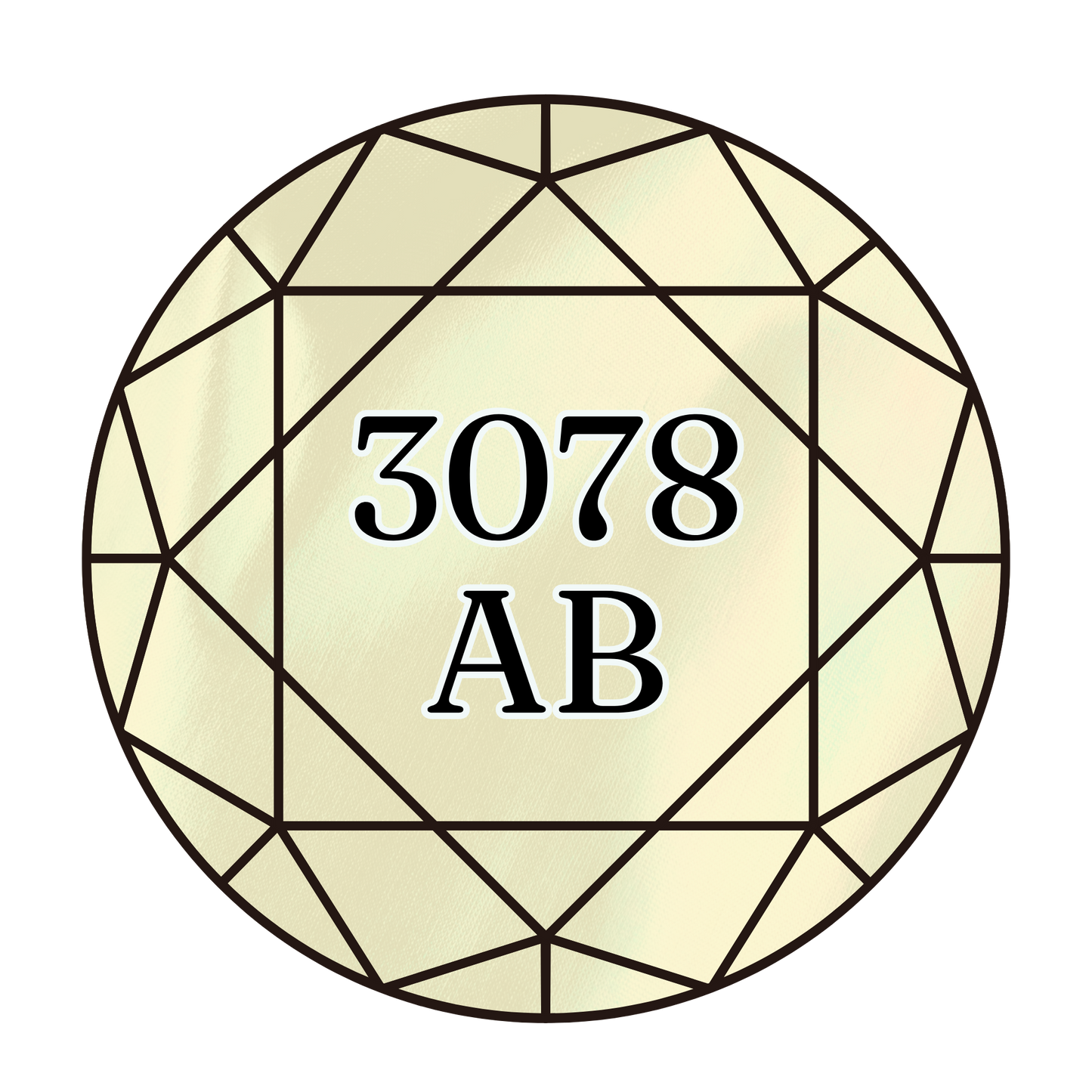 True North Diamond Art AB Round Diamond Drills 3078AB - Very Light Golden Yellow - Round Bulk Diamond Drills