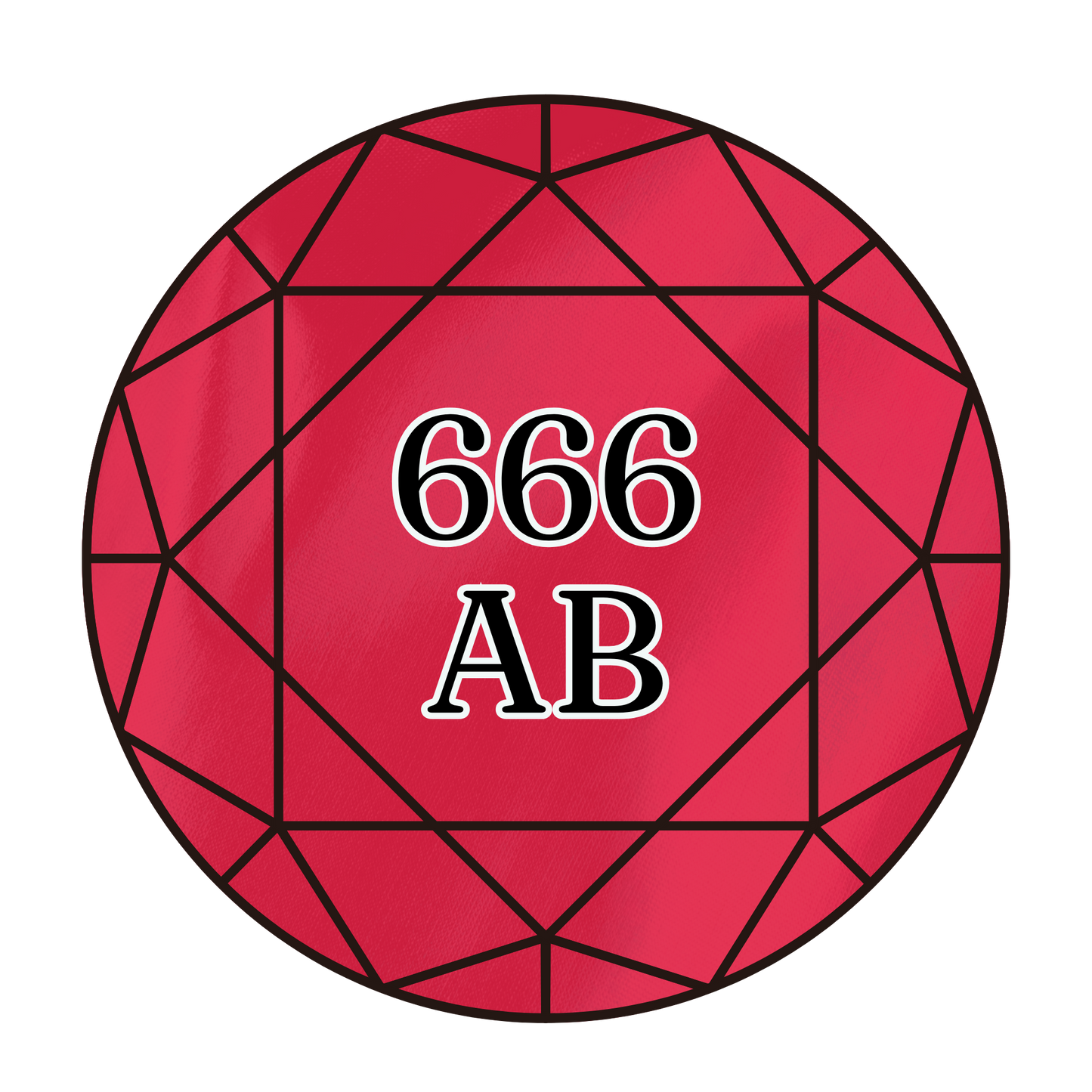 True North Diamond Art AB Round Diamond Drills 666AB - Bright Red - Round Bulk Diamond Drills