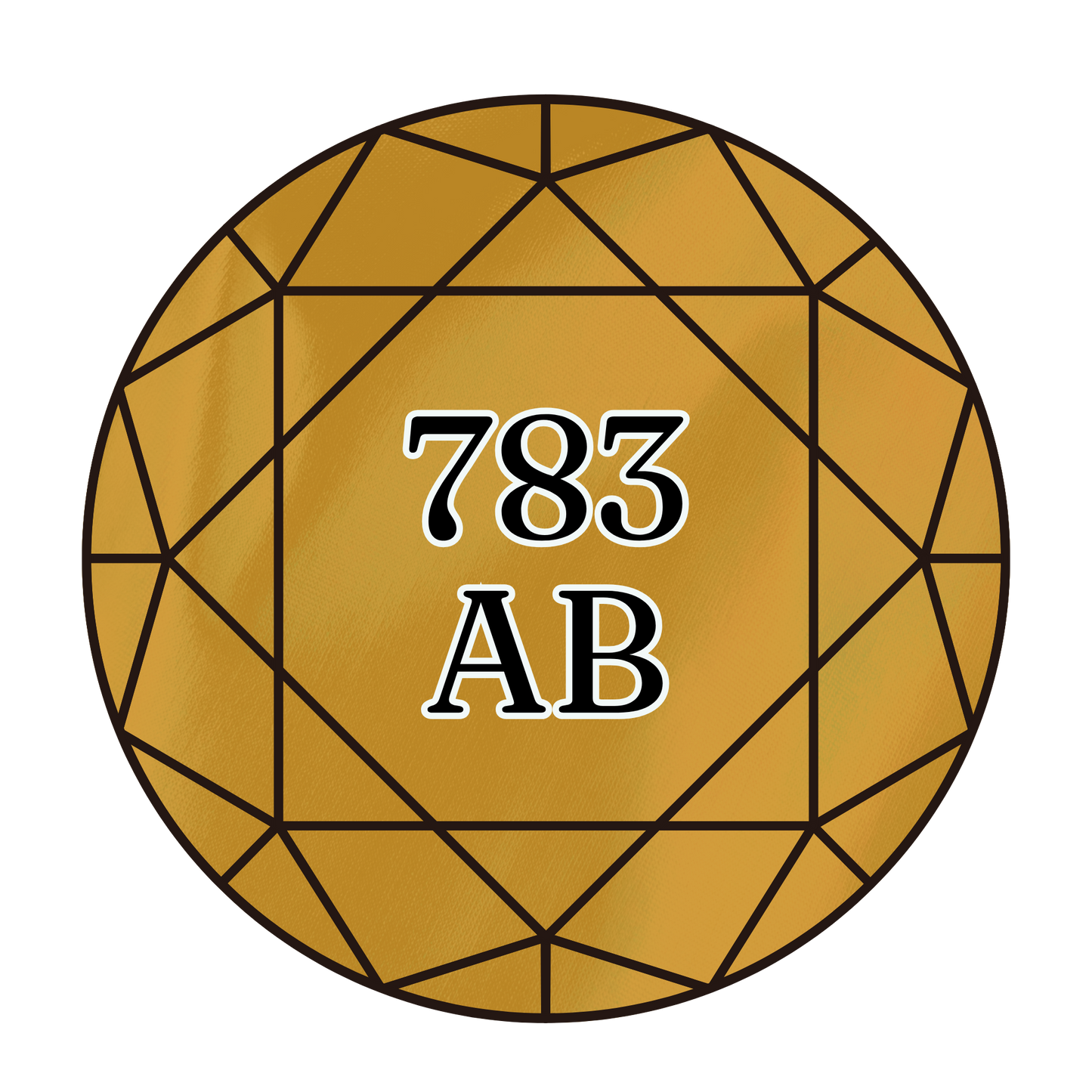 True North Diamond Art AB Round Diamond Drills 783AB - Medium Topaz - Round Bulk Diamond Drills