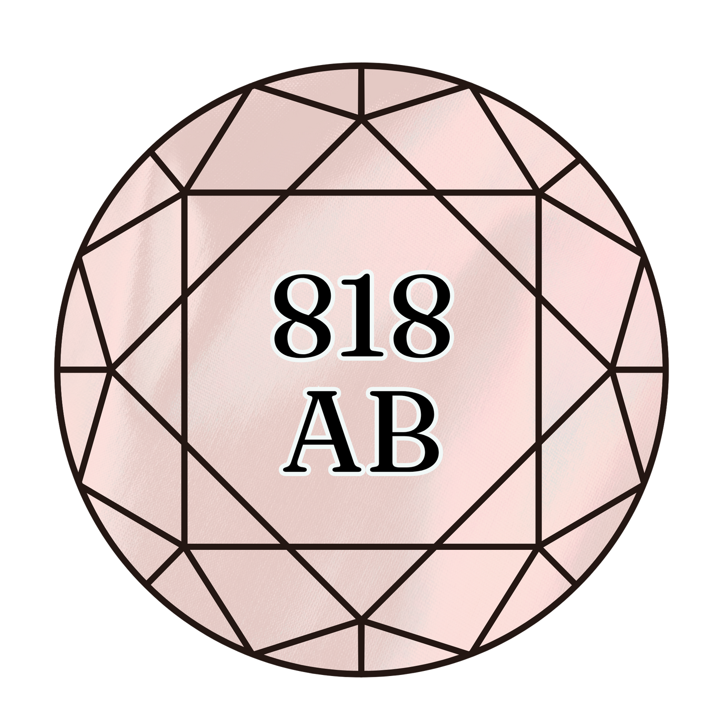 True North Diamond Art AB Round Diamond Drills 818AB - Baby Pink - Round Bulk Diamond Drills