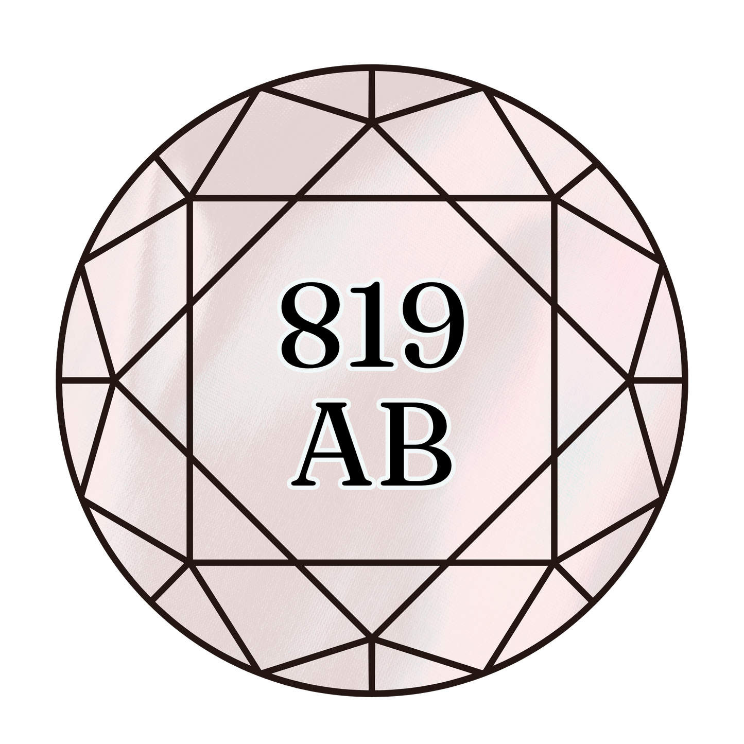 True North Diamond Art AB Round Diamond Drills 819AB - Light Baby Pink - Round Bulk Diamond Drills