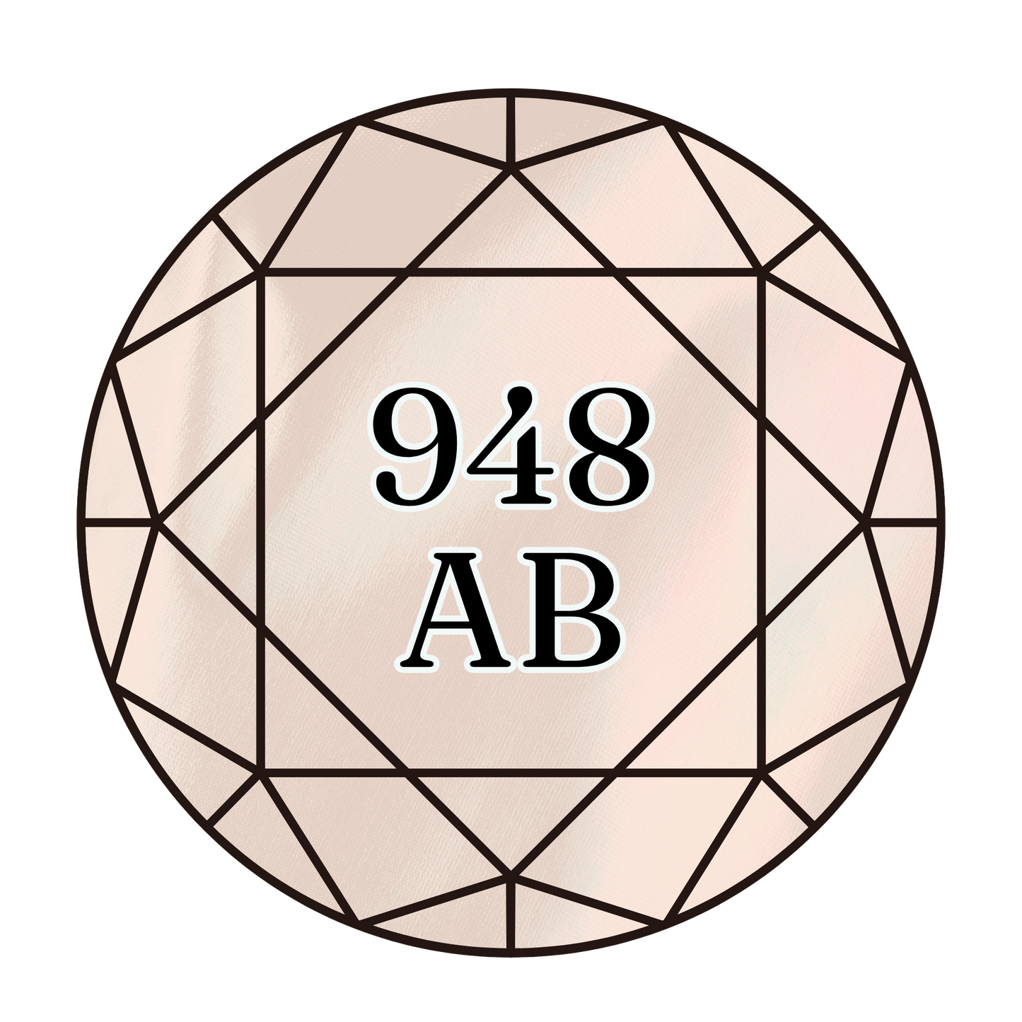 True North Diamond Art AB Round Diamond Drills 948AB - Very Light Peach - Round Bulk Diamond Drills