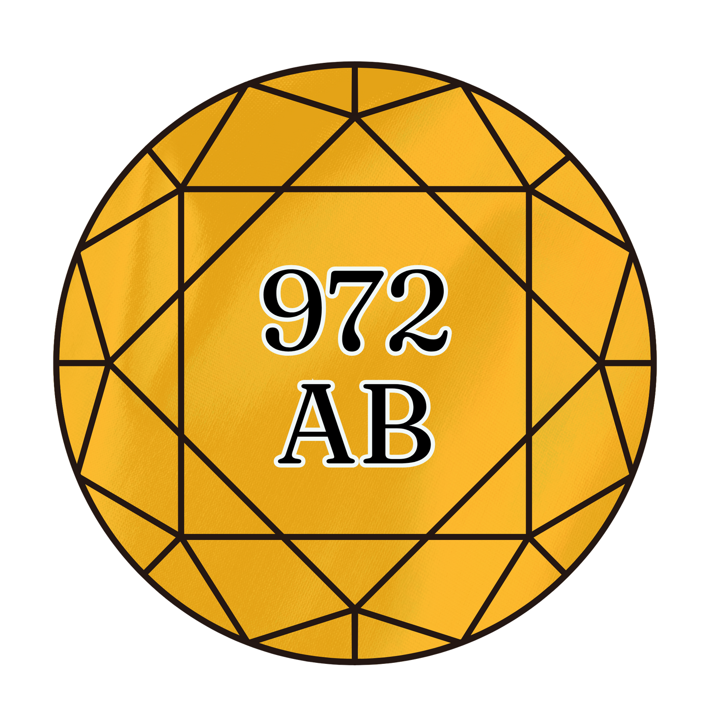 True North Diamond Art AB Round Diamond Drills 972AB - Deep Canary - Round Bulk Diamond Drills