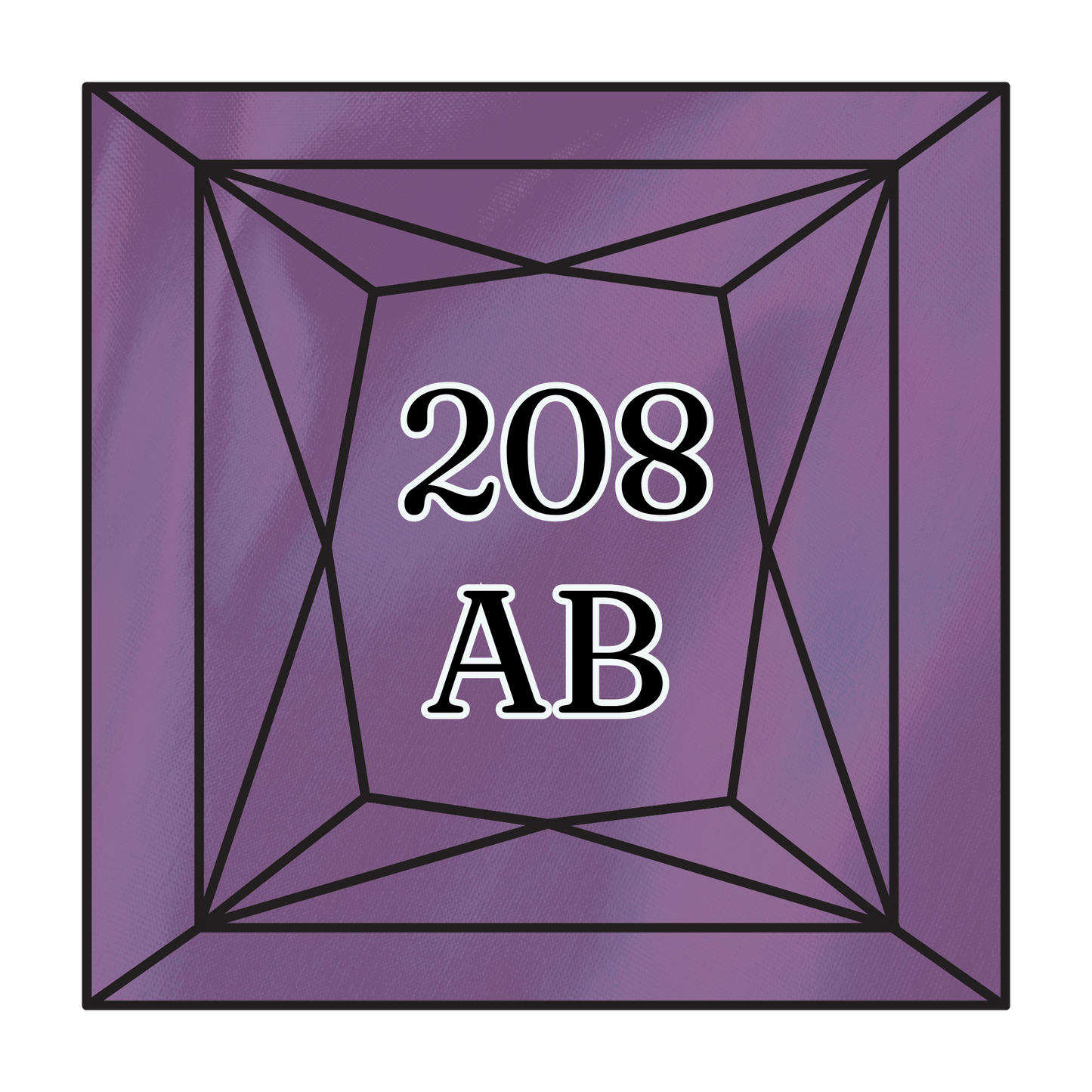 True North Diamond Art AB Square Diamond Drills 208AB - Very Dark Lavender - Square Bulk Diamond Drills