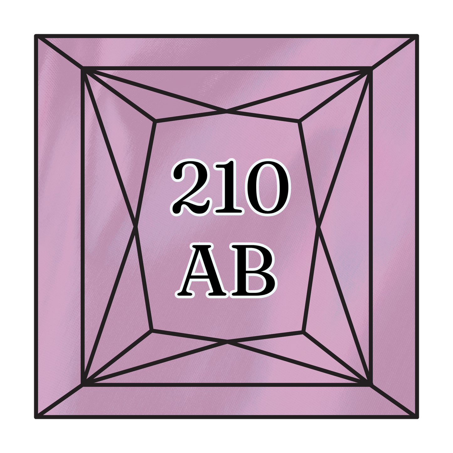 True North Diamond Art AB Square Diamond Drills 210AB - Medium Lavender - Square Bulk Diamond Drills