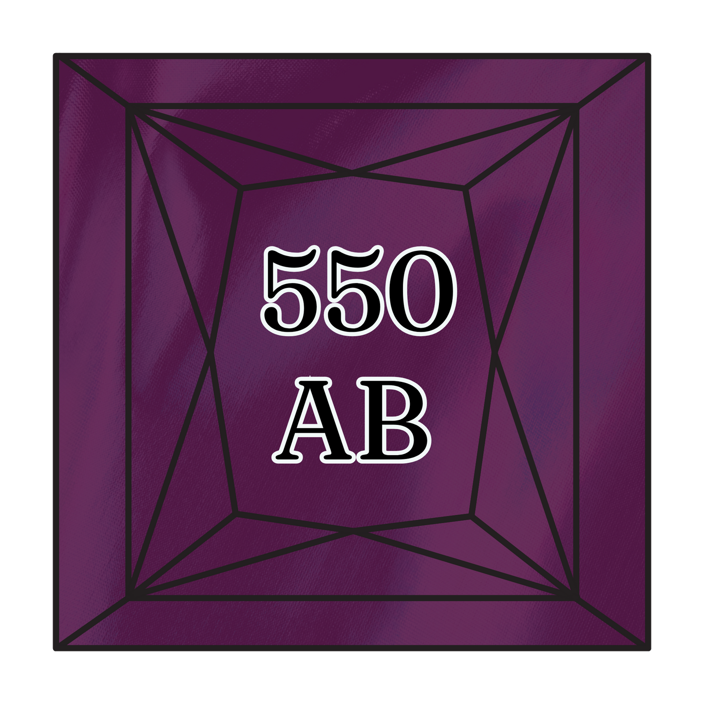 True North Diamond Art AB Square Diamond Drills 550AB - Very Dark Violet - Square Bulk Diamond Drills