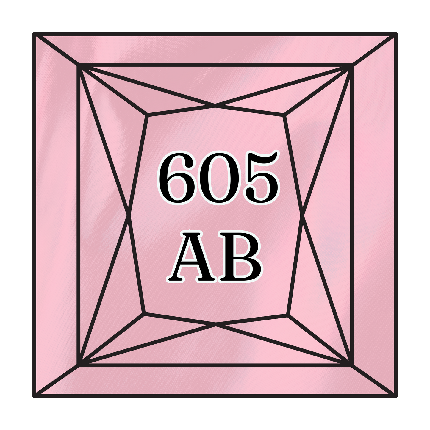 True North Diamond Art AB Square Diamond Drills 605AB - Very Light Cranberry - Square Bulk Diamond Drills