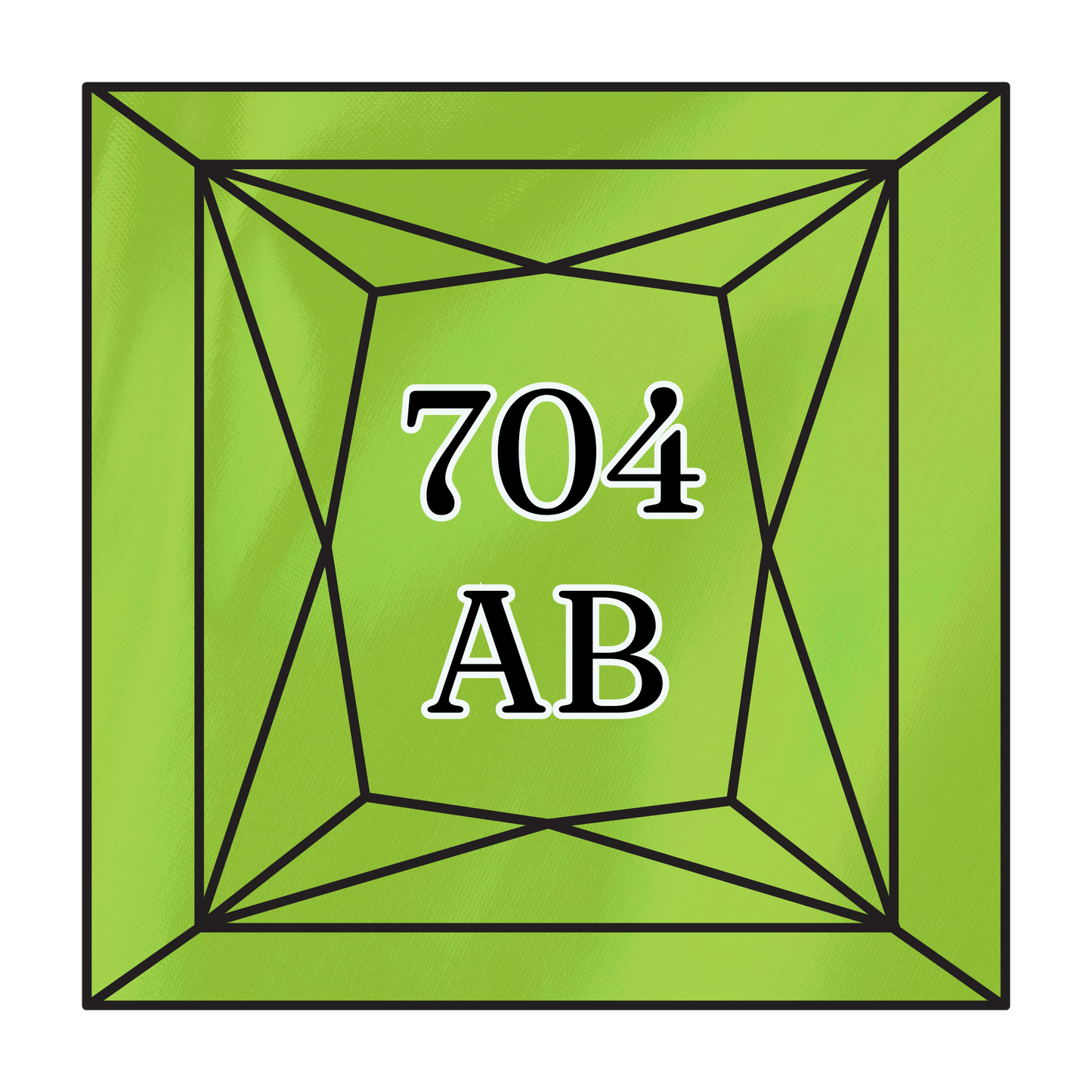 True North Diamond Art AB Square Diamond Drills 704AB - Bright Chartreuse - Square Bulk Diamond Drills