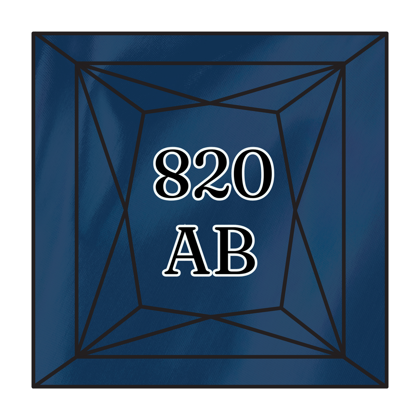 True North Diamond Art AB Square Diamond Drills 820AB - Very Dark Royal Blue - Square Bulk Diamond Drills