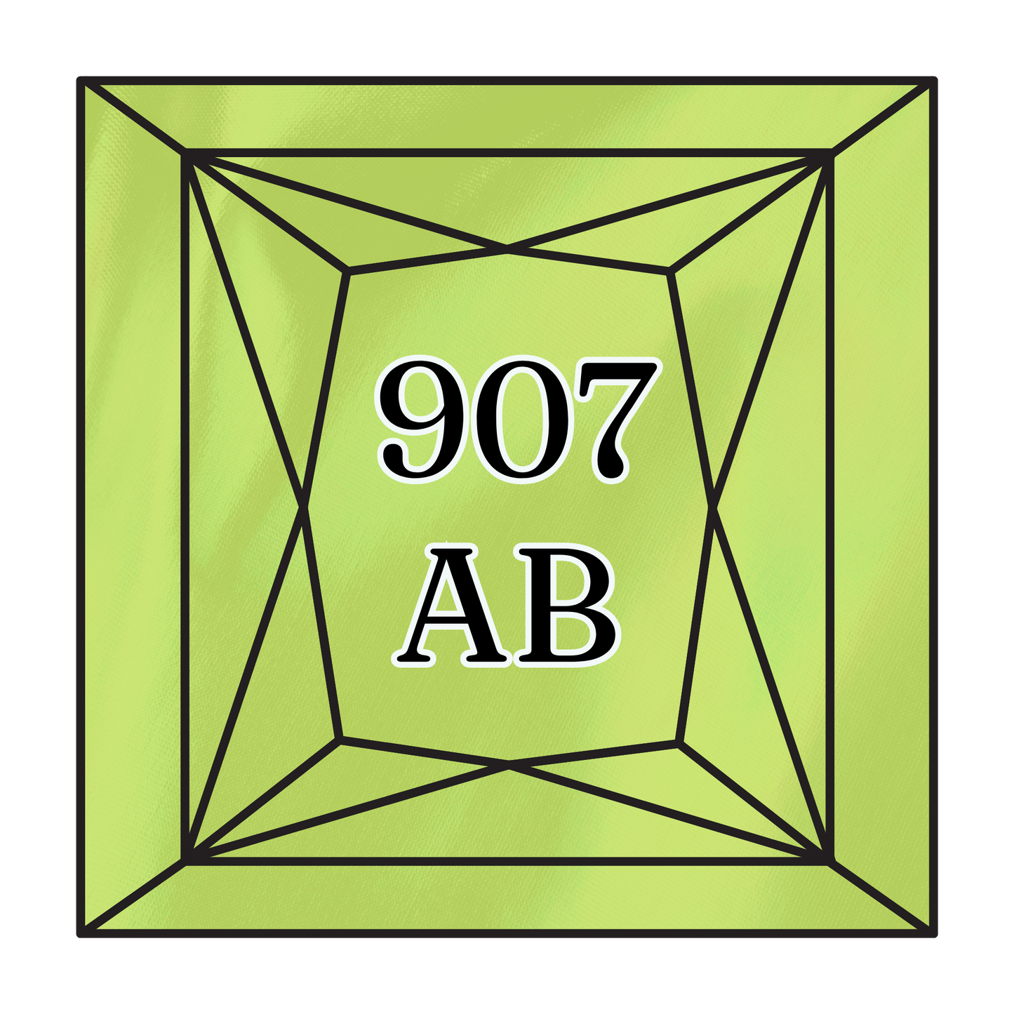 True North Diamond Art AB Square Diamond Drills 907AB - Light Parrot Green - Square Bulk Diamond Drills