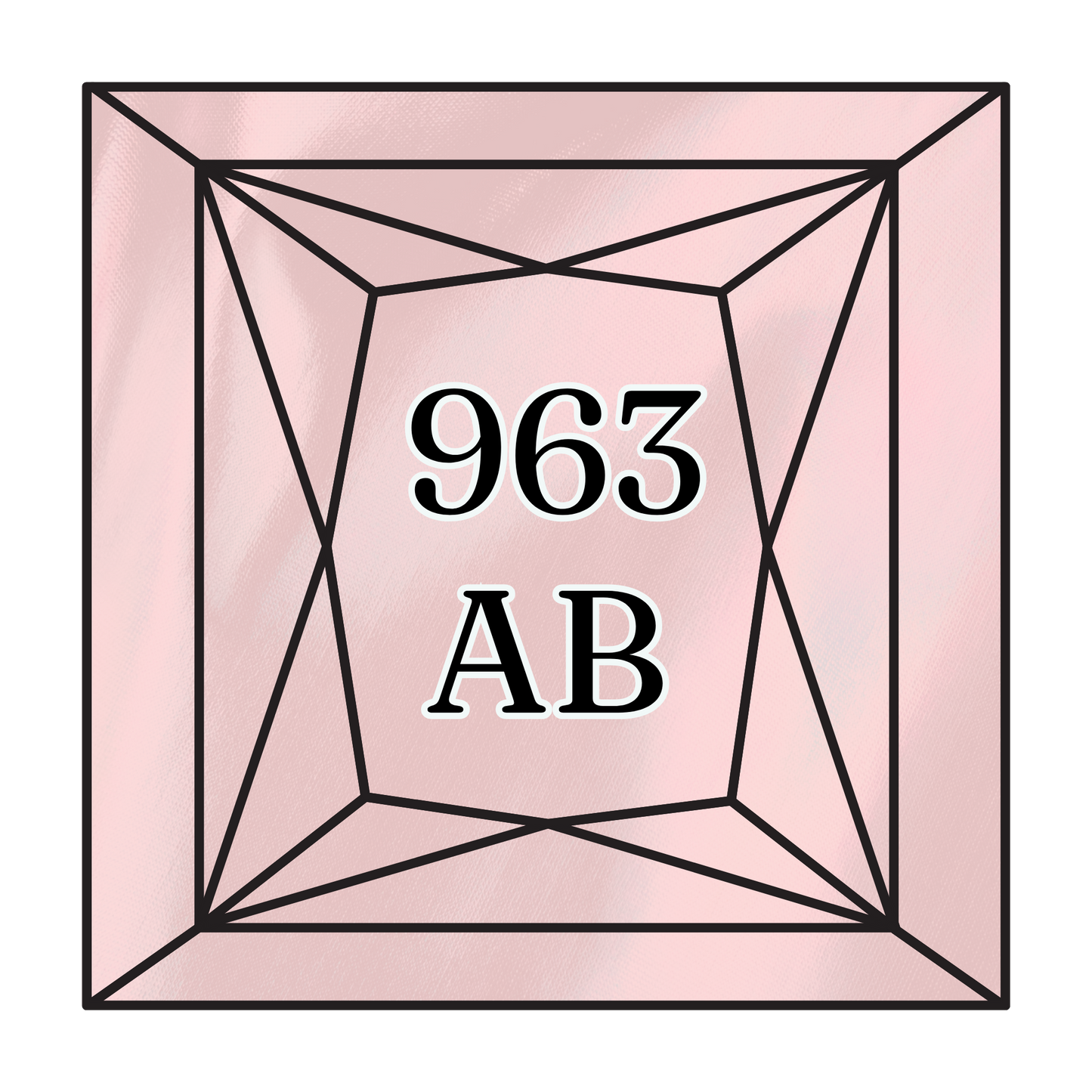 True North Diamond Art AB Square Diamond Drills 963AB - Ultra Very Light Dusty Rose - Square Bulk Diamond Drills