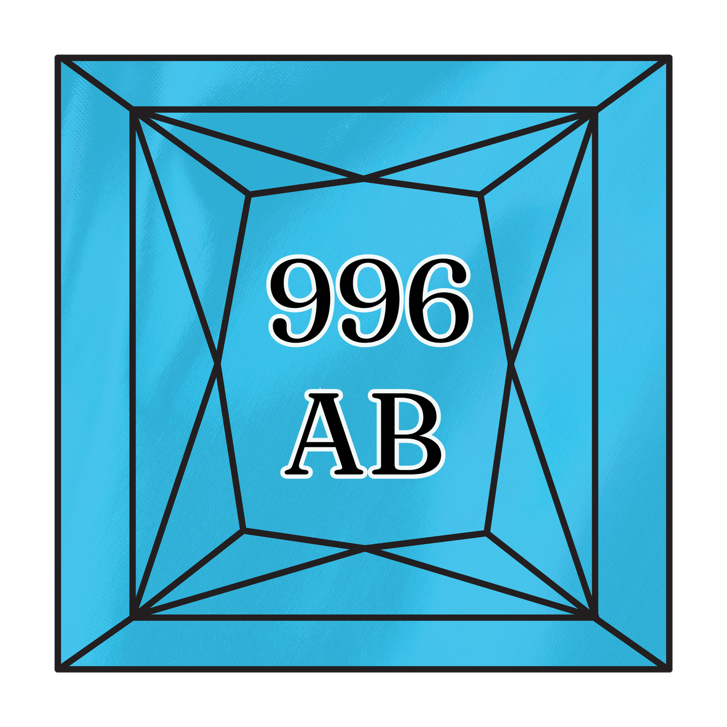 True North Diamond Art AB Square Diamond Drills 996AB - Medium Electric Blue - Square Bulk Diamond Drills