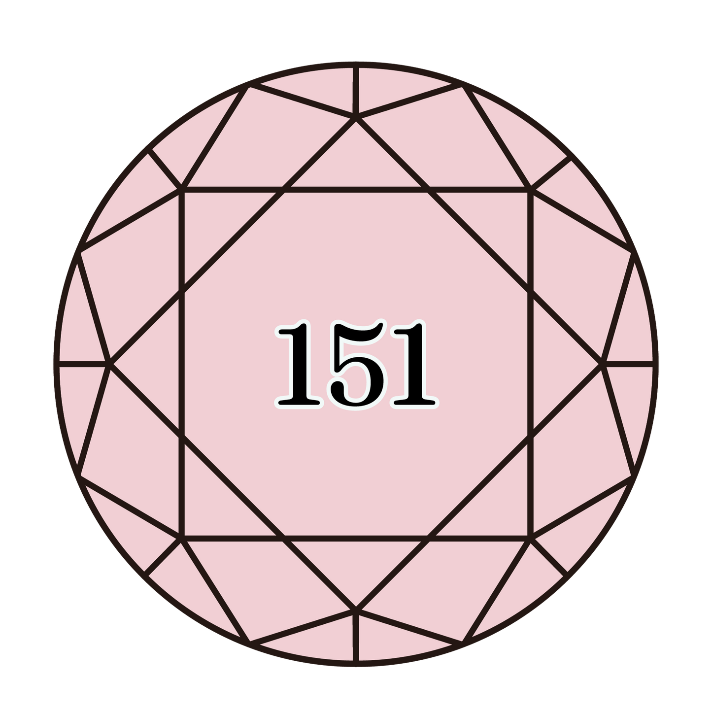 True North Diamond Art Round Diamond Drills 151 - Very Light Dusty Rose - Round Bulk Diamond Drills