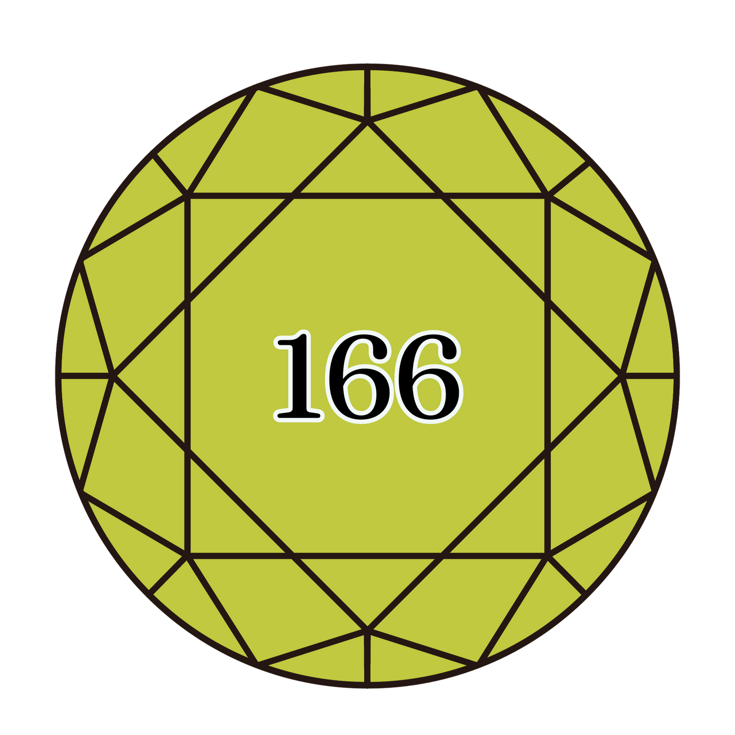 True North Diamond Art Round Diamond Drills 166 - Medium Light Moss Green - Round Bulk Diamond Drills