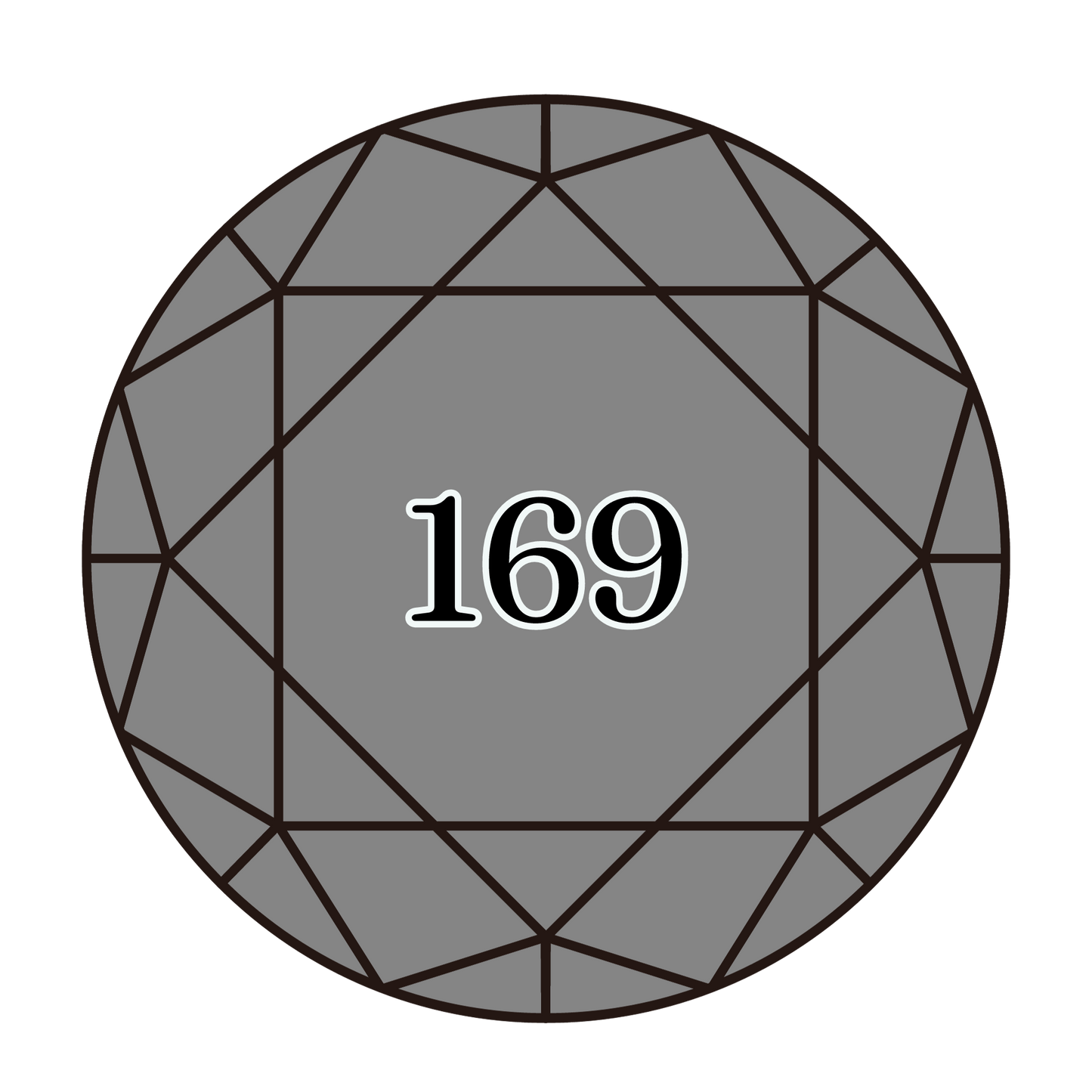 True North Diamond Art Round Diamond Drills 169 - Light Pewter - Round Bulk Diamond Drills