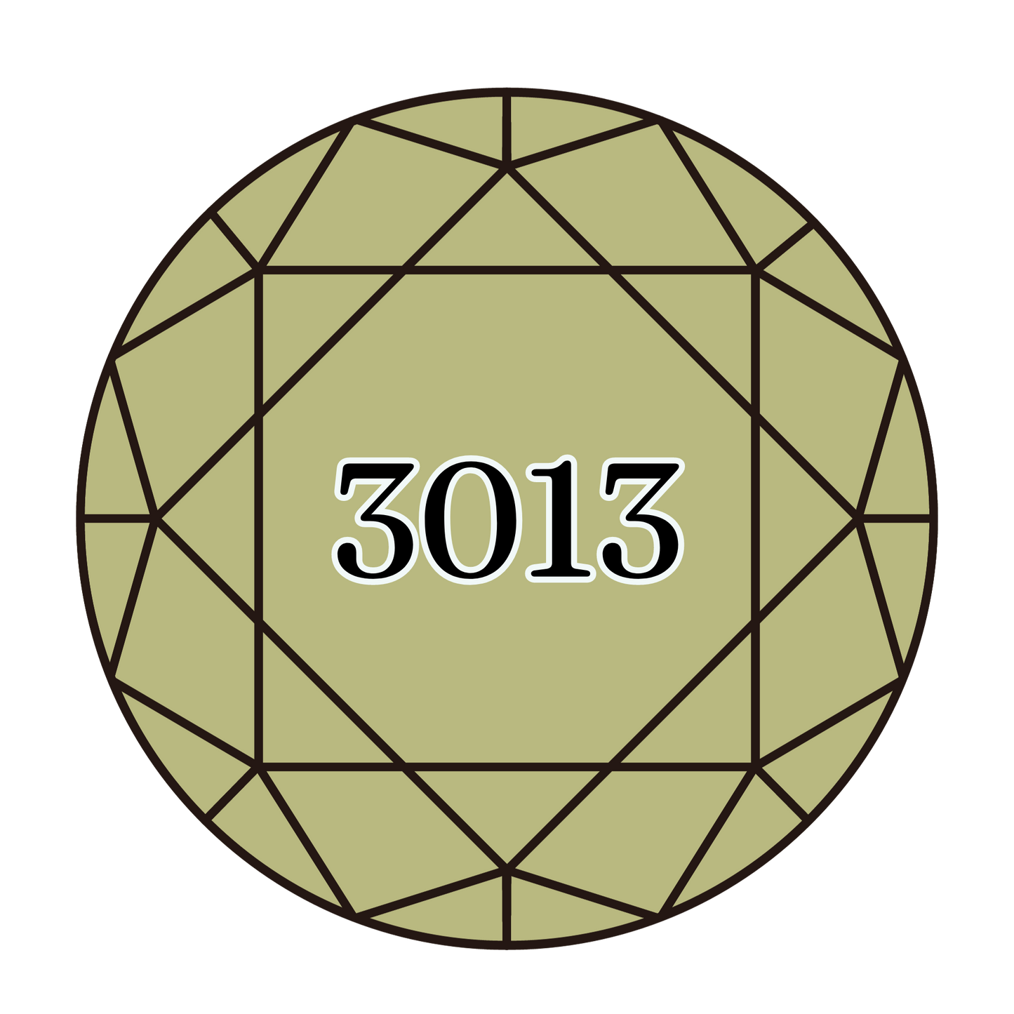 True North Diamond Art Round Diamond Drills 3013 - Light Khaki Green - Round Bulk Diamond Drills