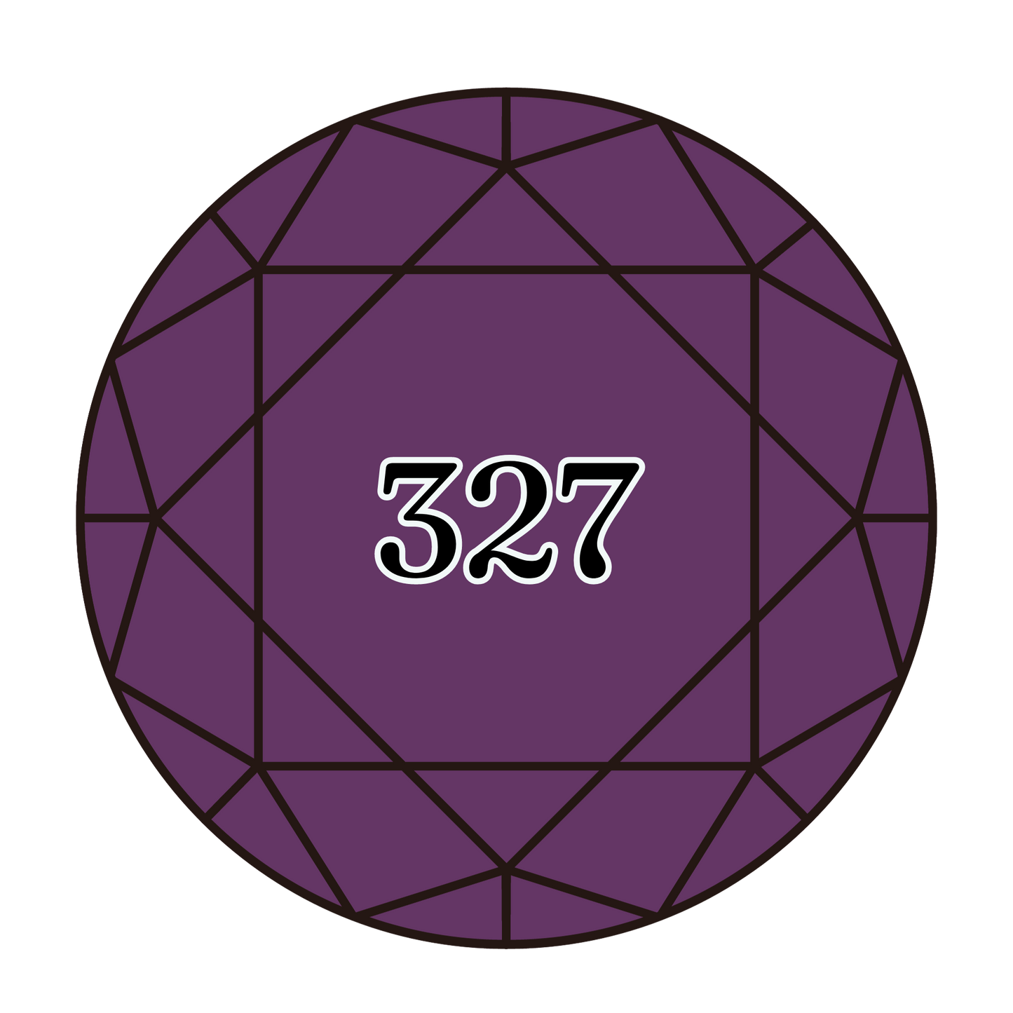 True North Diamond Art Round Diamond Drills 327 - Dark Violet - Round Bulk Diamond Drills