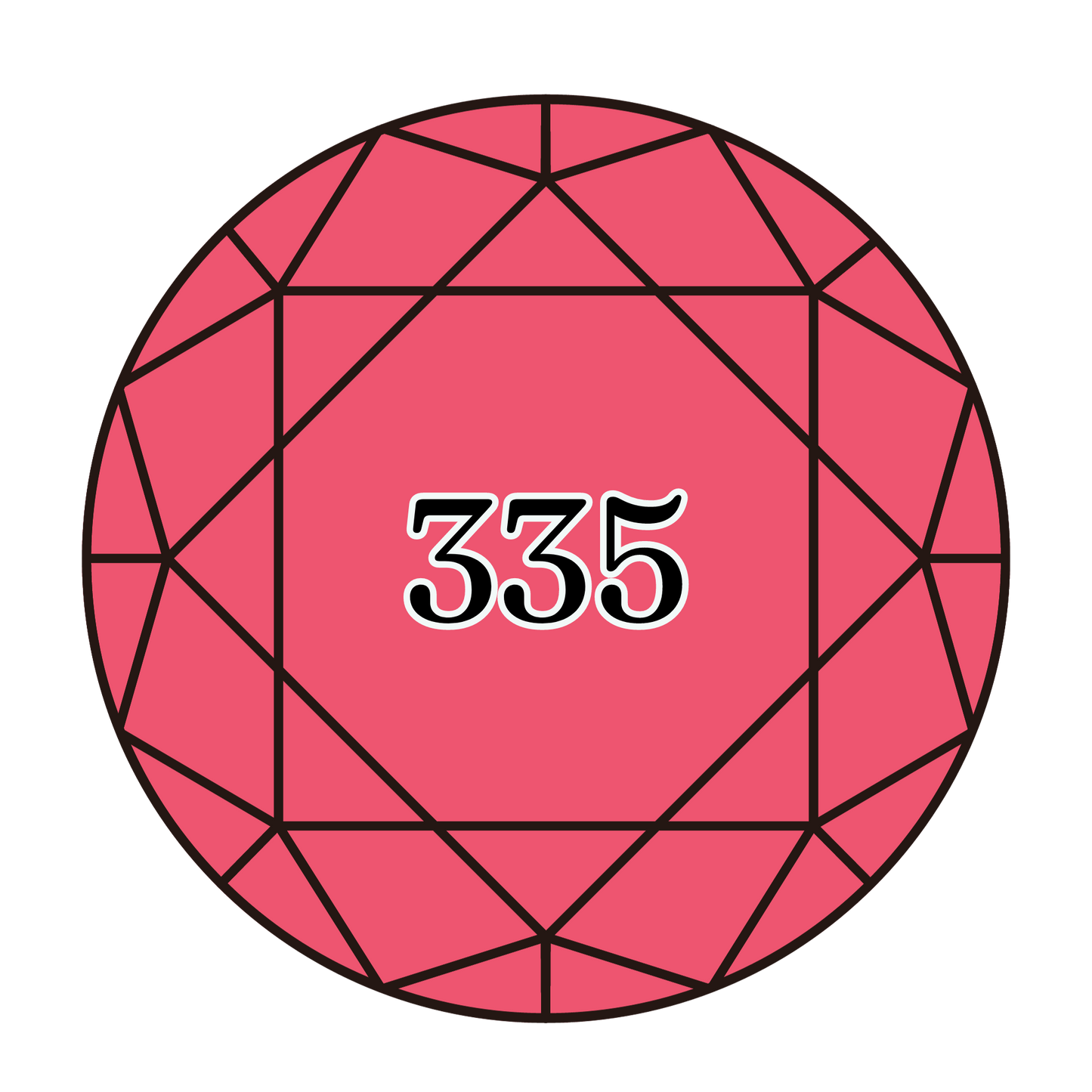 True North Diamond Art Round Diamond Drills 335 - Rose - Round Bulk Diamond Drills