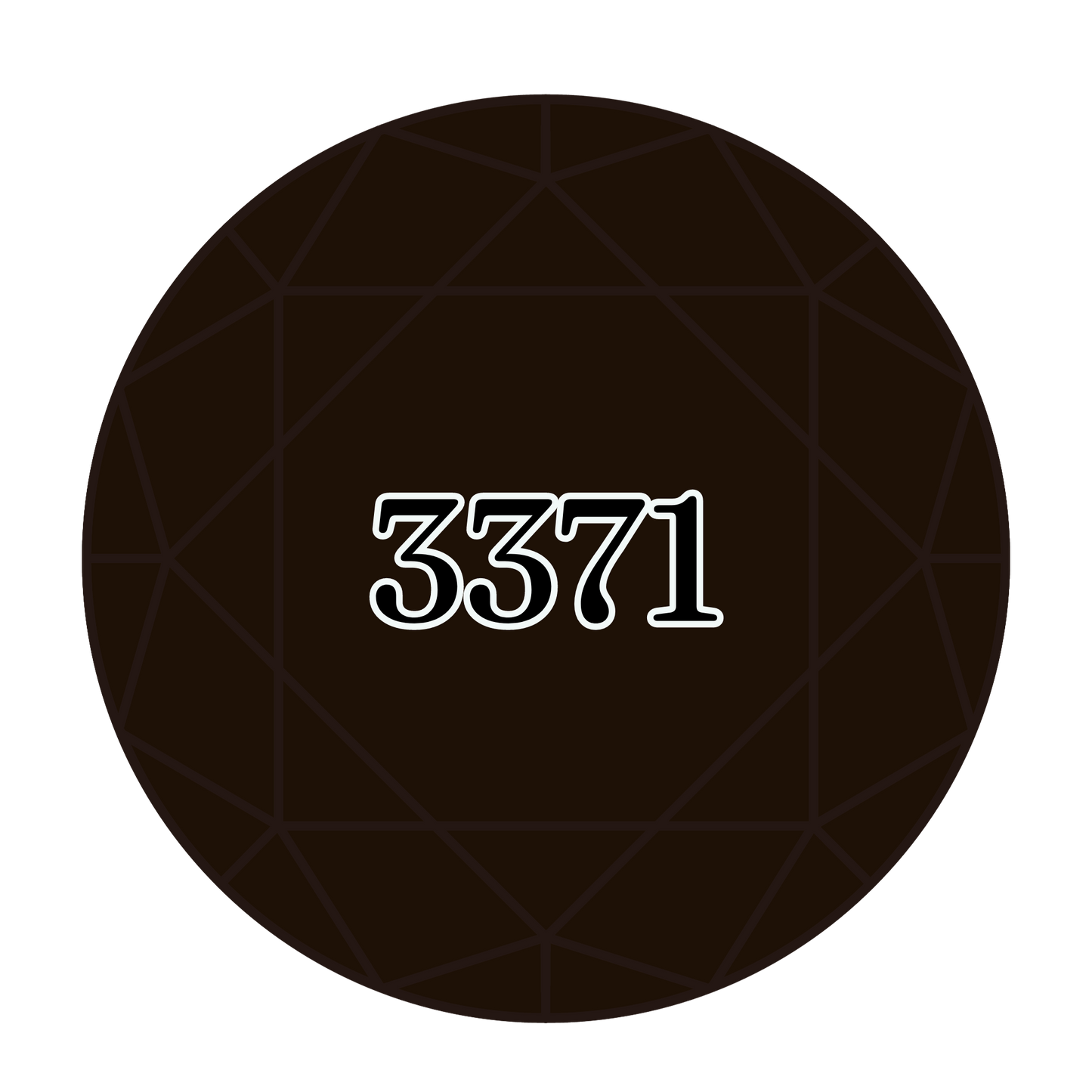 True North Diamond Art Round Diamond Drills 3371 - Black Brown - Round Bulk Diamond Drills