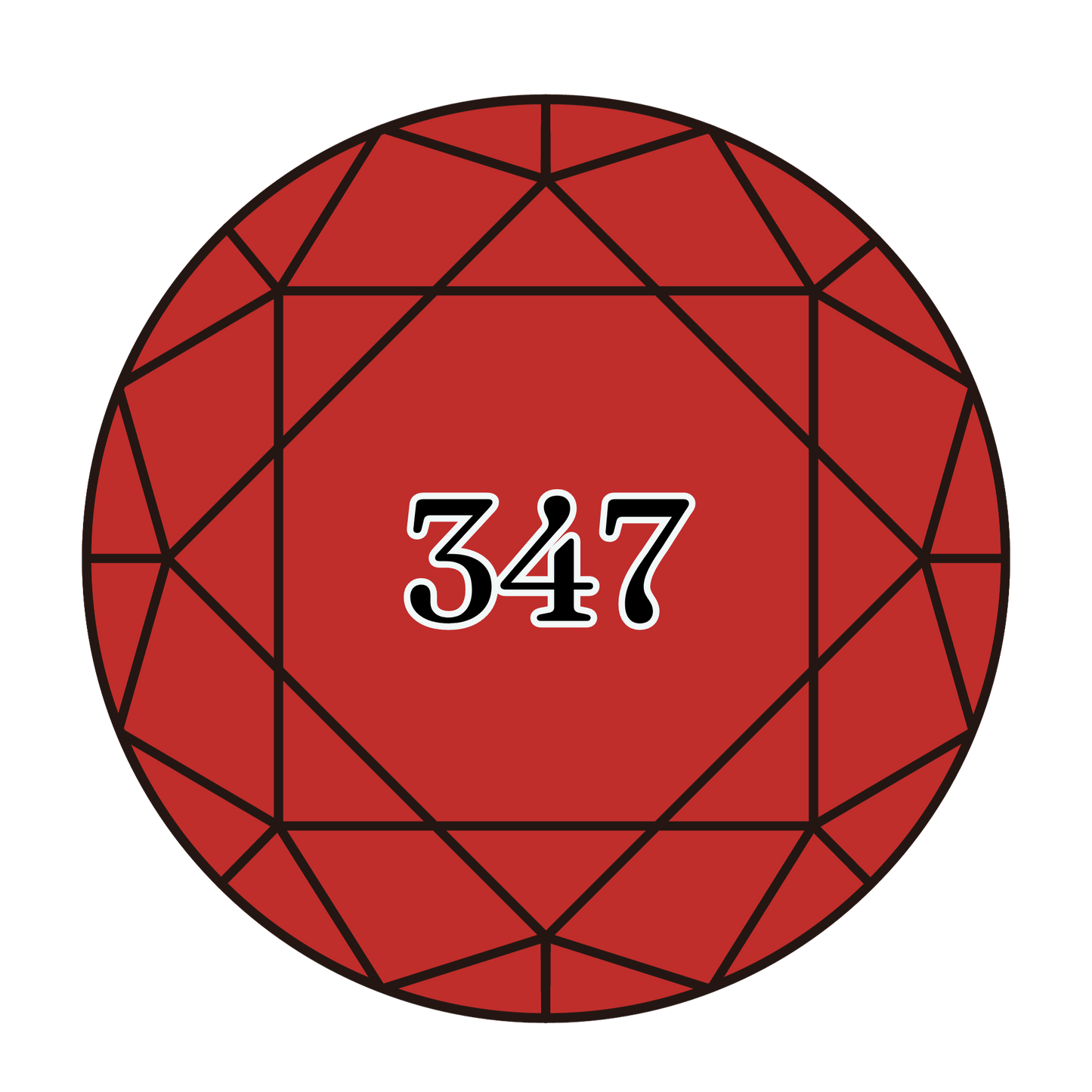 True North Diamond Art Round Diamond Drills 347 - Very Dark Salmon - Round Bulk Diamond Drills