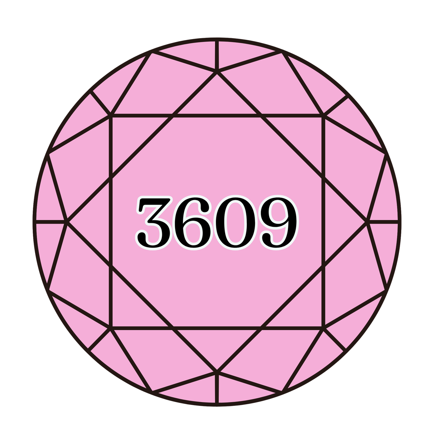 True North Diamond Art Round Diamond Drills 3609 - Ultra Light Plum - Round Bulk Diamond Drills