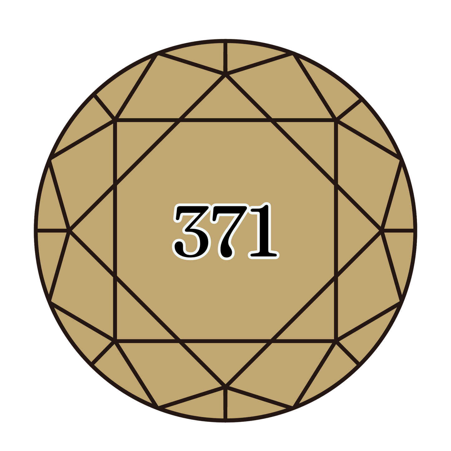 True North Diamond Art Round Diamond Drills 371 - Mustard - Round Bulk Diamond Drills