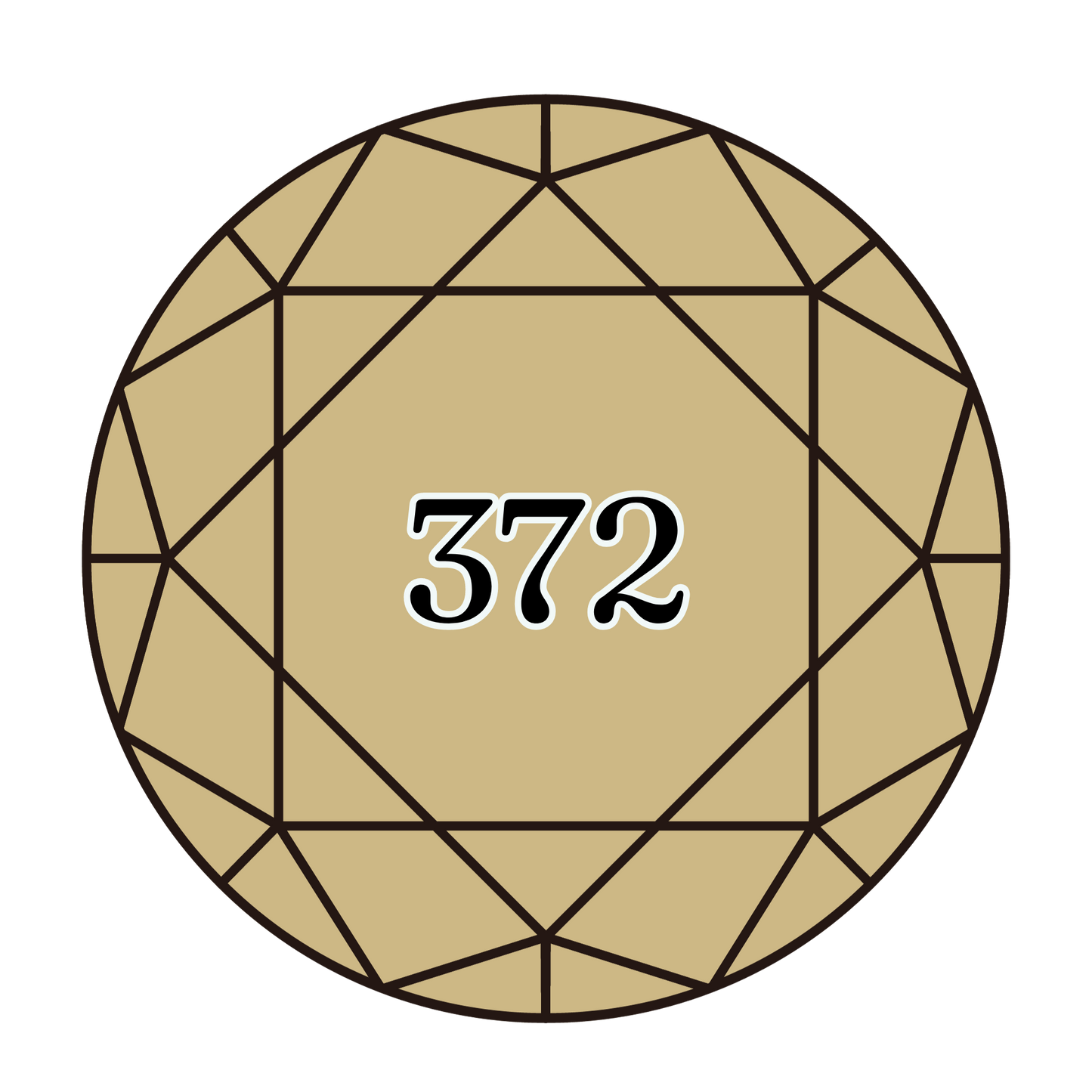 True North Diamond Art Round Diamond Drills 372 - Light Mustard - Round Bulk Diamond Drills