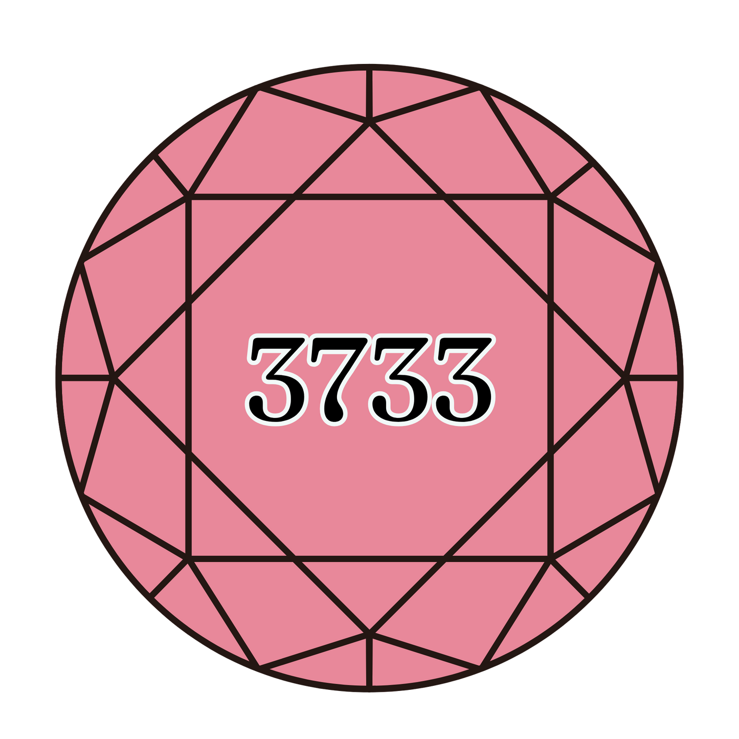 True North Diamond Art Round Diamond Drills 3733 - Dusty Rose - Round Bulk Diamond Drills