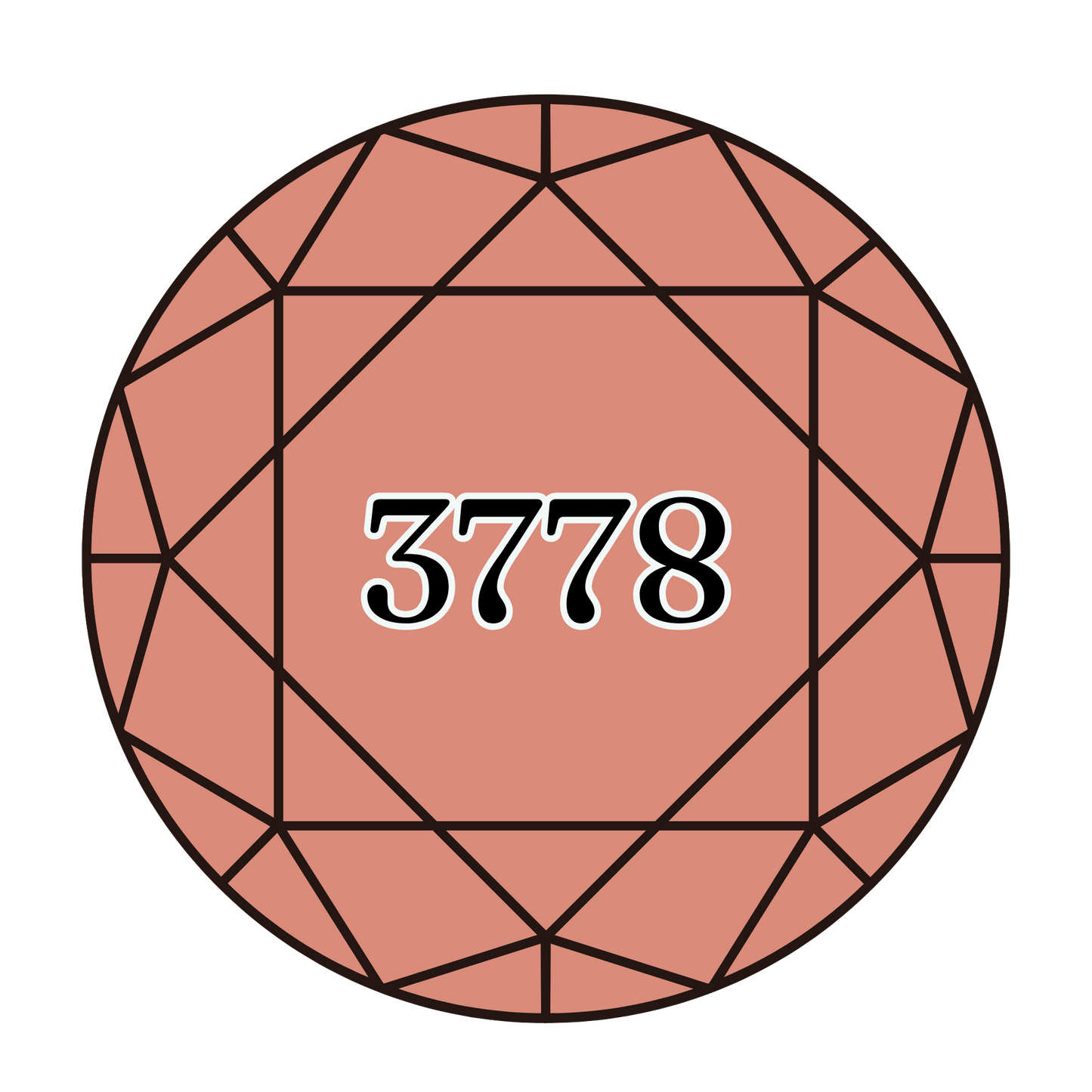 True North Diamond Art Round Diamond Drills 3778 -  Light Terra Cotta - Round Bulk Diamond Drills