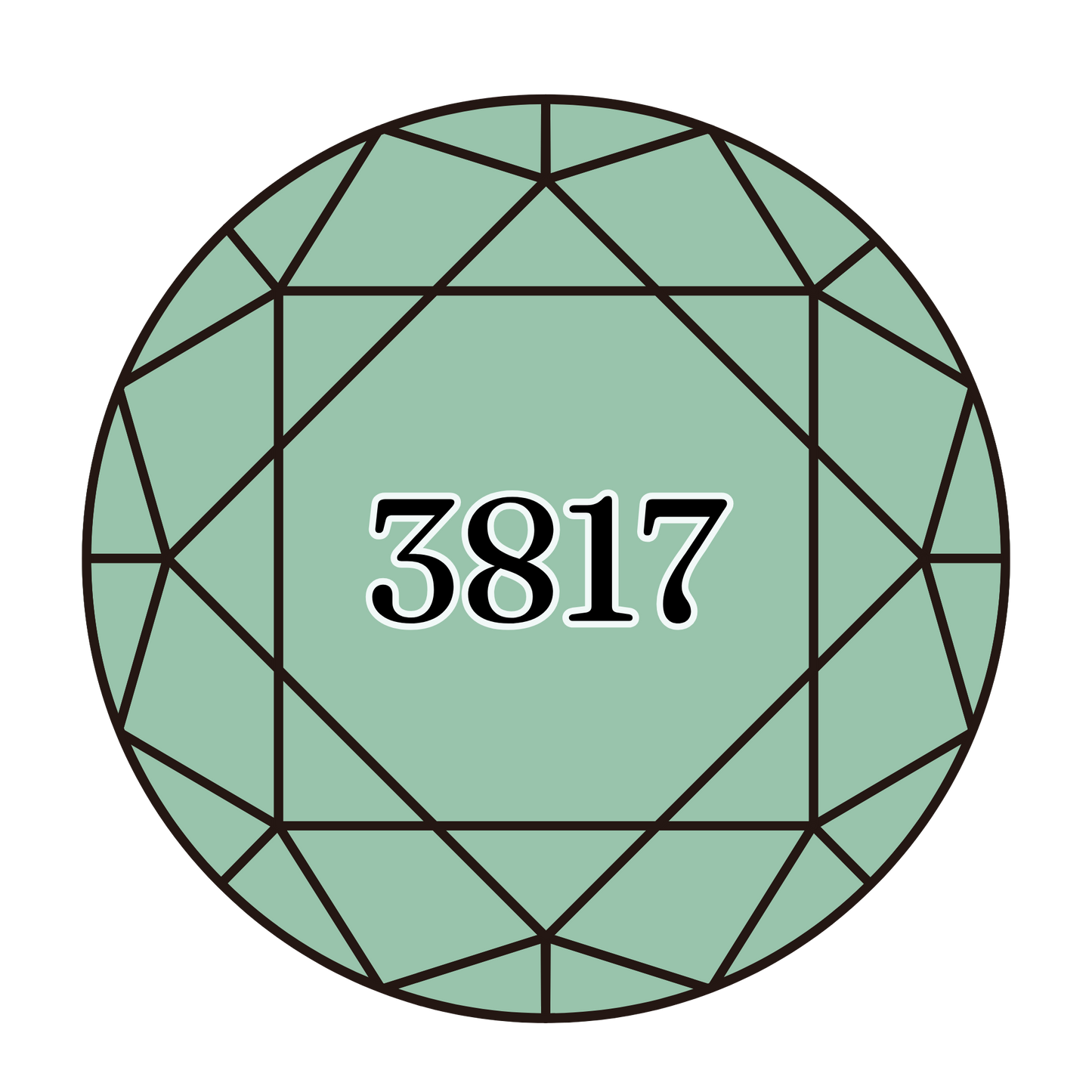 True North Diamond Art Round Diamond Drills 3817 - Light Celadon Green - Round Bulk Diamond Drills