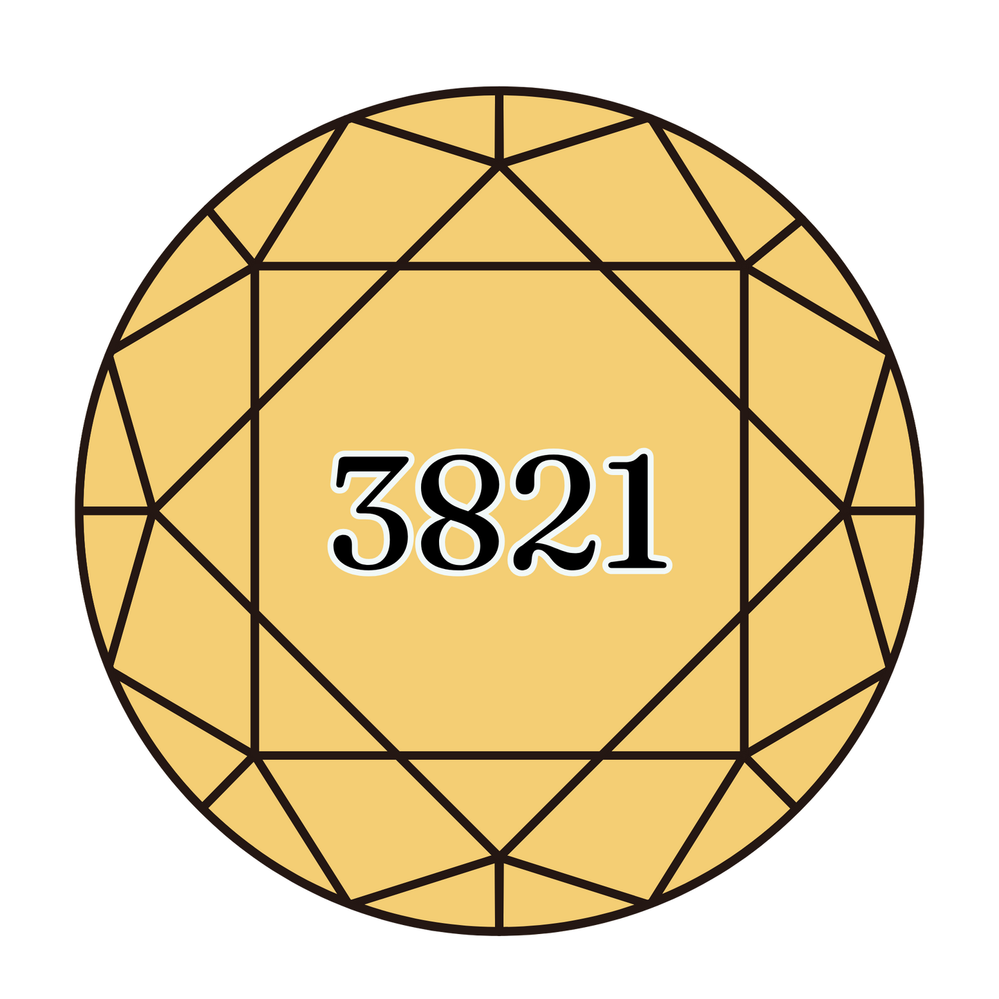 True North Diamond Art Round Diamond Drills 3821 - Straw - Round Bulk Diamond Drills