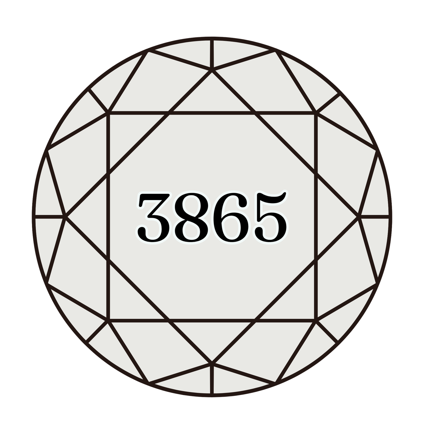 True North Diamond Art Round Diamond Drills 3865 - Winter White - Round Bulk Diamond Drills