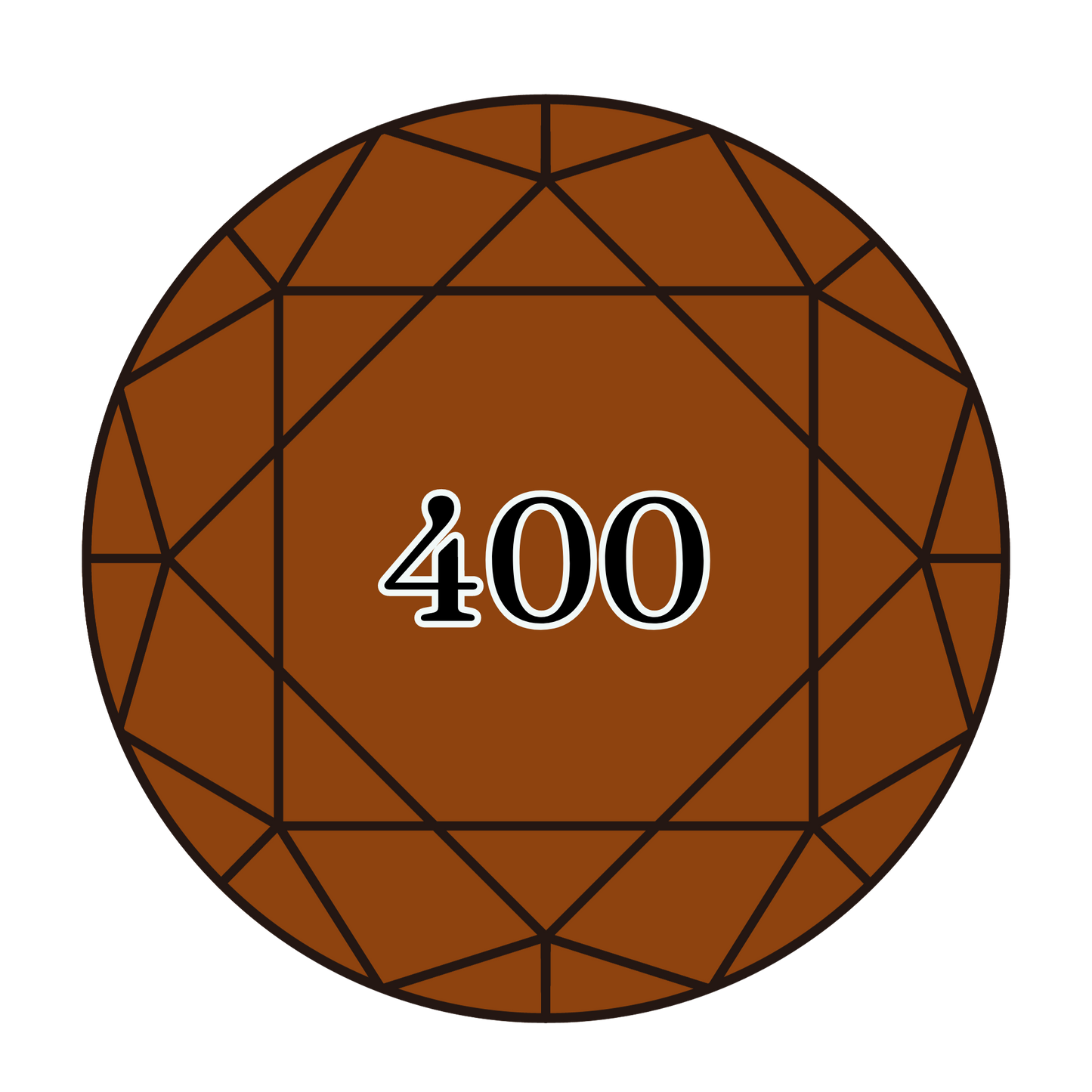 True North Diamond Art Round Diamond Drills 400 - Dark Mahogany - Round Bulk Diamond Drills