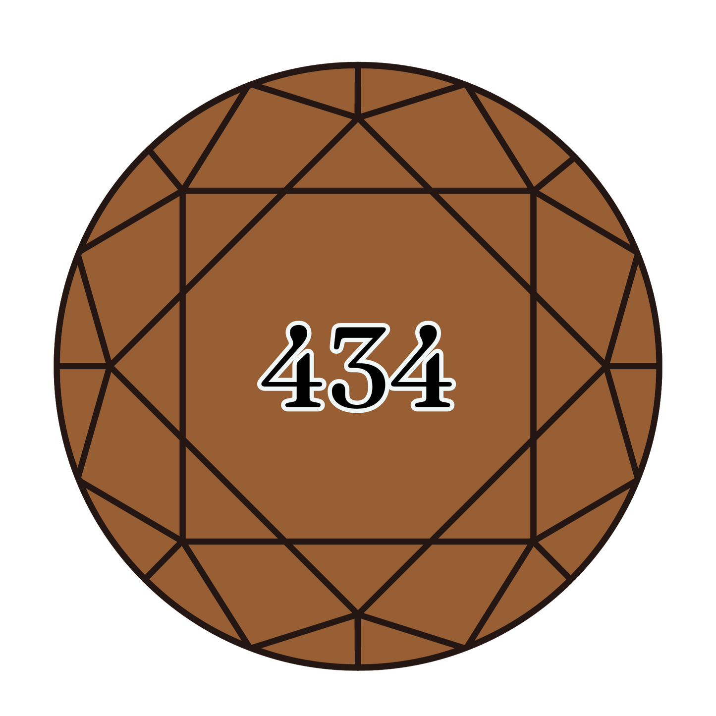 True North Diamond Art Round Diamond Drills 434 - Light Brown - Round Bulk Diamond Drills