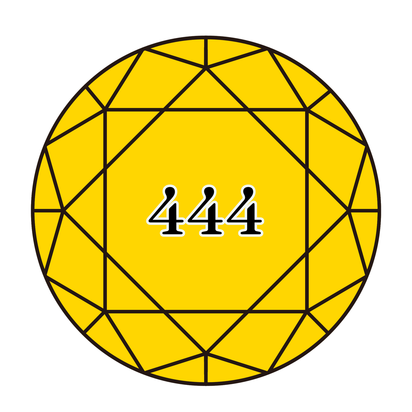 True North Diamond Art Round Diamond Drills 444 - Dark Lemon - Round Bulk Diamond Drills