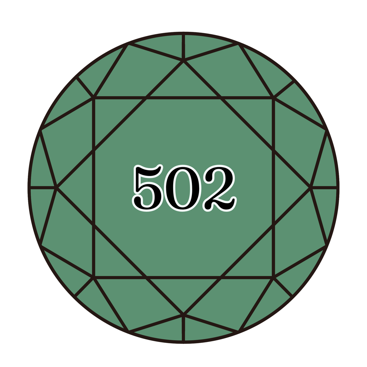 True North Diamond Art Round Diamond Drills 502 - Blue Green - Round Bulk Diamond Drills