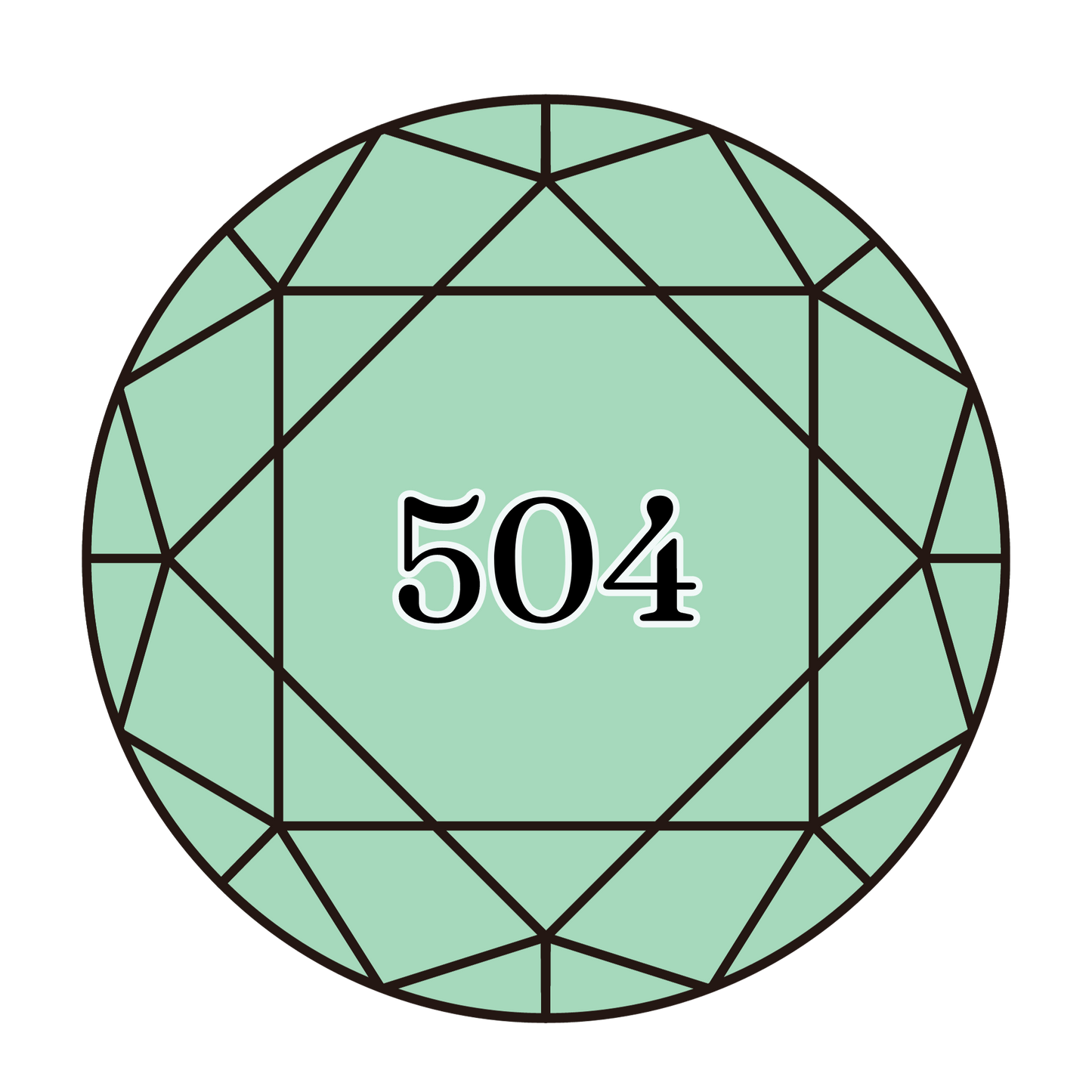 True North Diamond Art Round Diamond Drills 504 - Very Light Blue Green - Round Bulk Diamond Drills