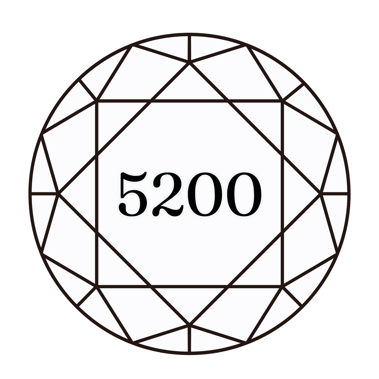 True North Diamond Art Round Diamond Drills 5200 - Snow White - Round Bulk Diamond Drills