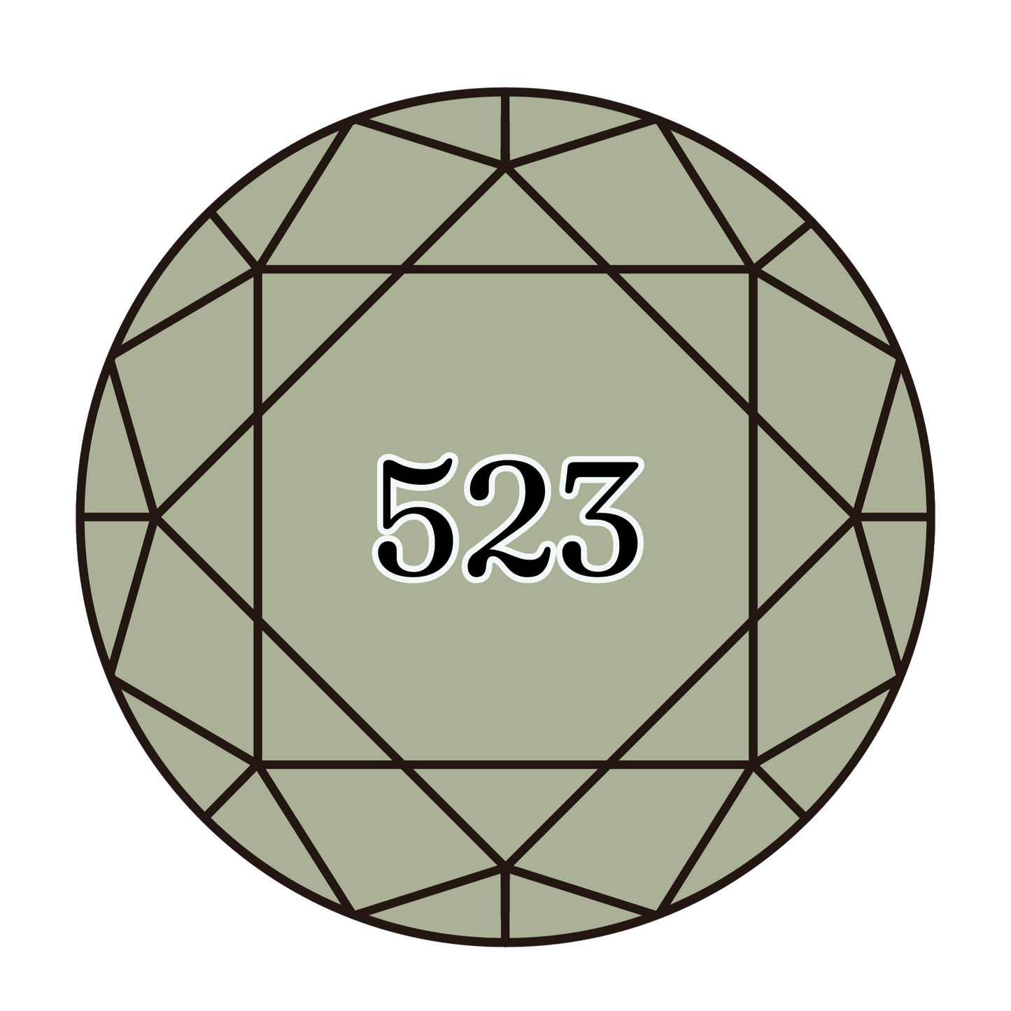 True North Diamond Art Round Diamond Drills 523 - Light Fern Green - Round Bulk Diamond Drills