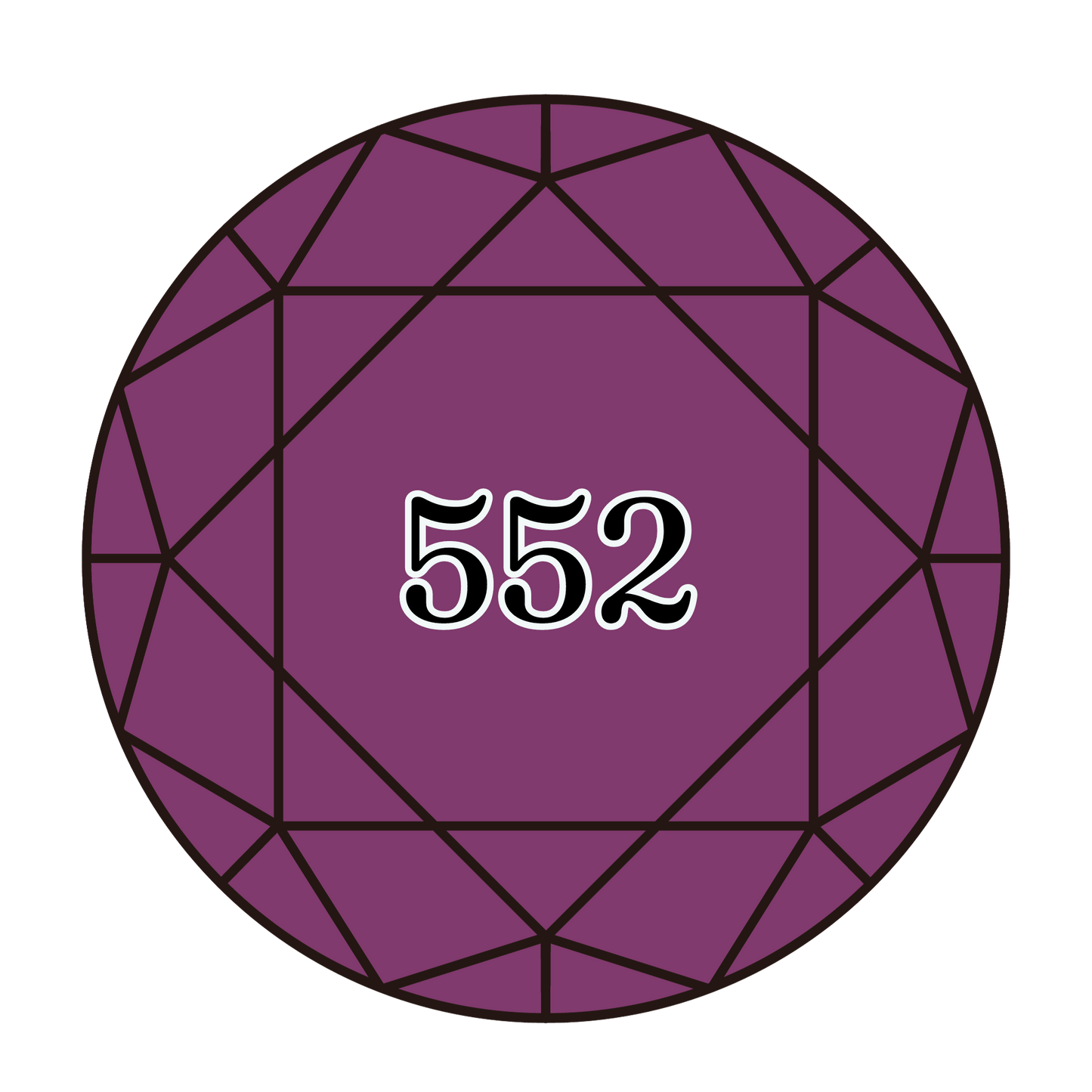 True North Diamond Art Round Diamond Drills 552 - Medium Violet - Round Bulk Diamond Drills