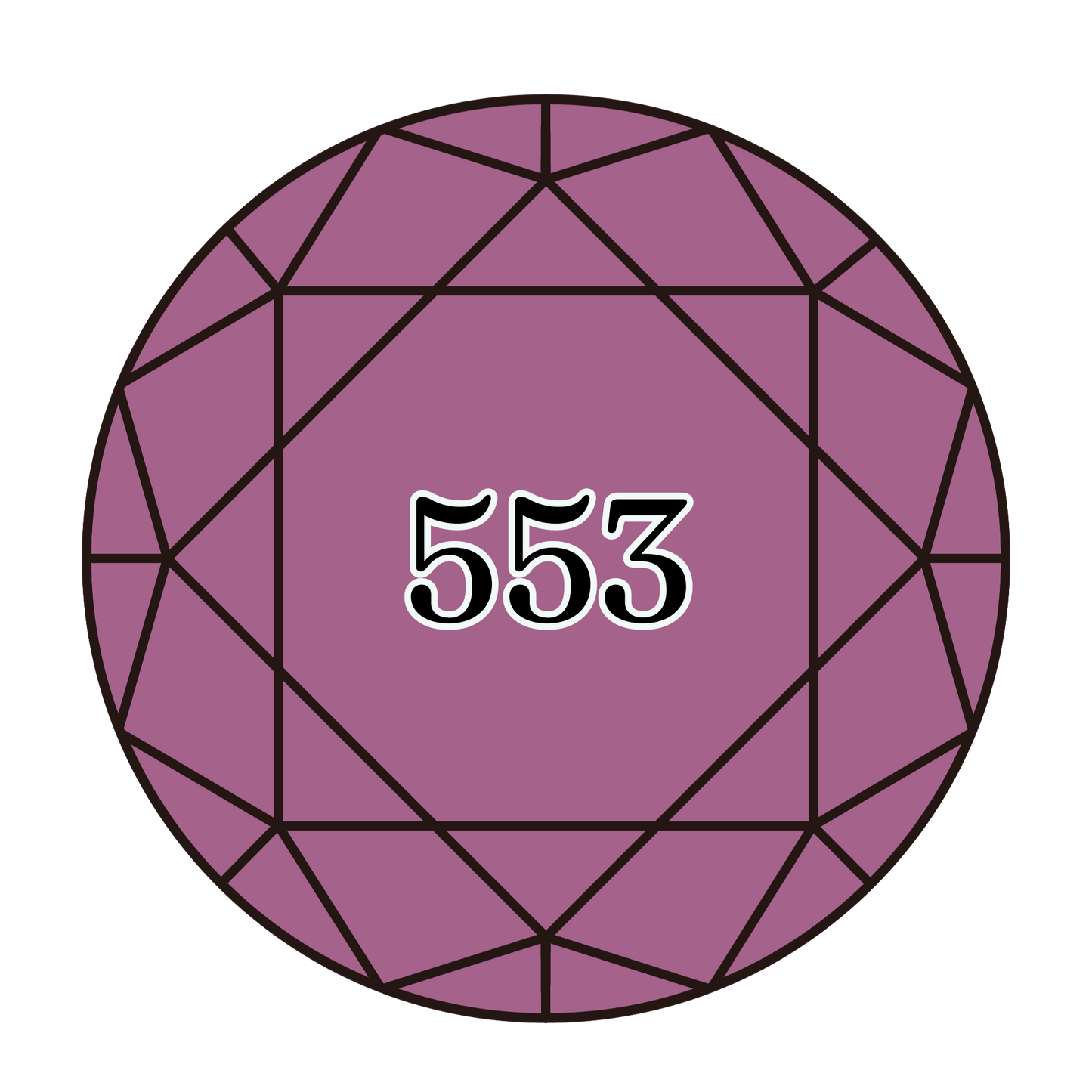 True North Diamond Art Round Diamond Drills 553 - Violet - Round Bulk Diamond Drills