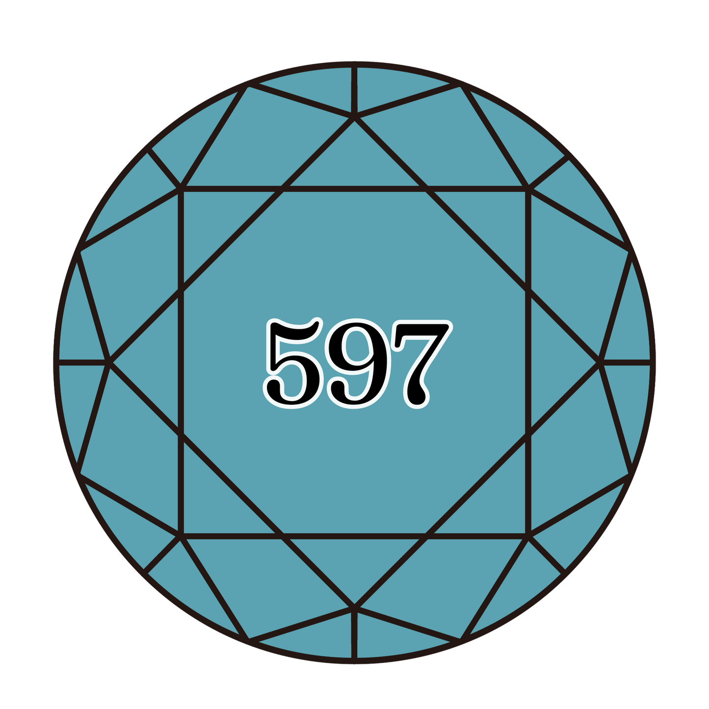 True North Diamond Art Round Diamond Drills 597 - Turquoise - Round Bulk Diamond Drills