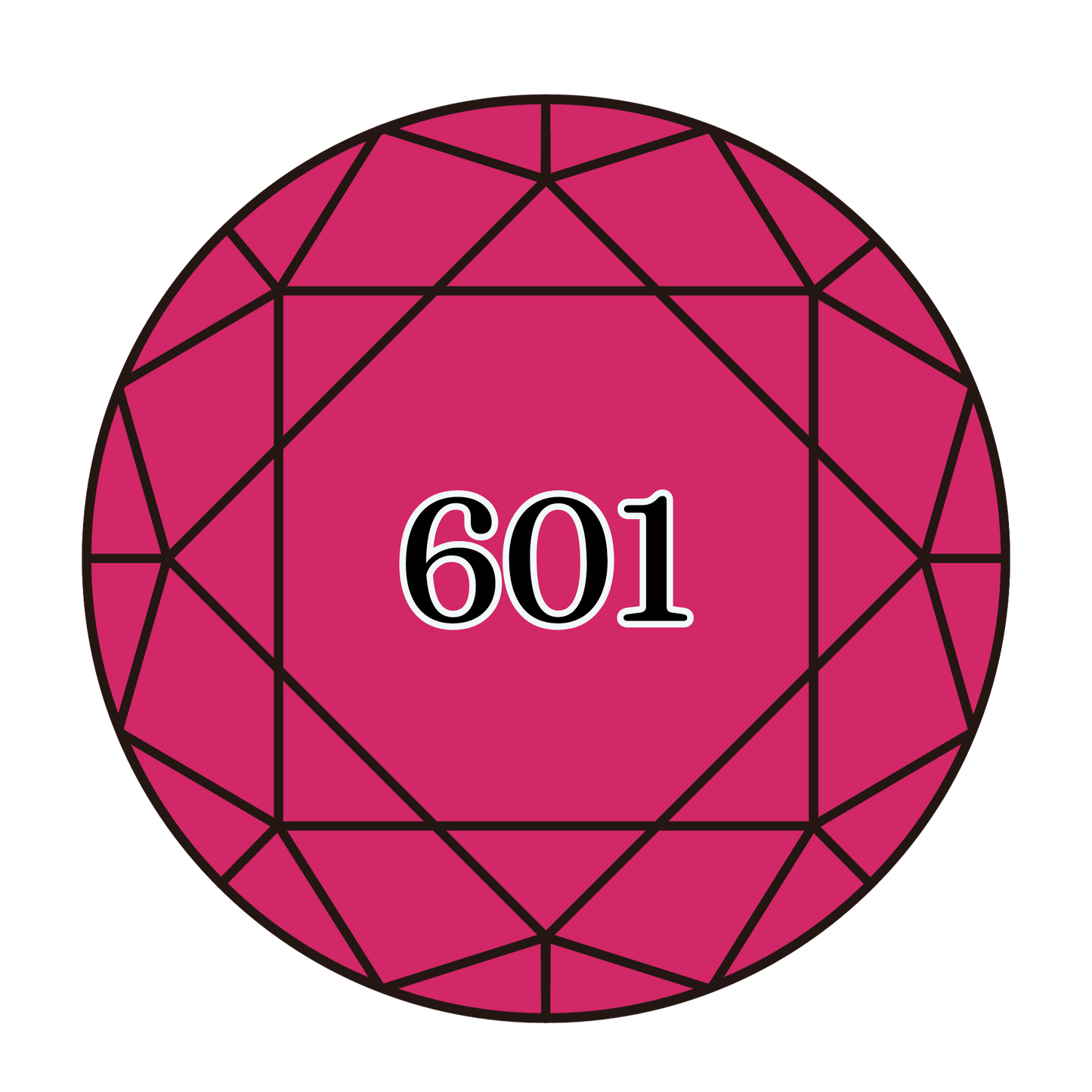 True North Diamond Art Round Diamond Drills 601 - Dark Cranberry - Round Bulk Diamond Drills