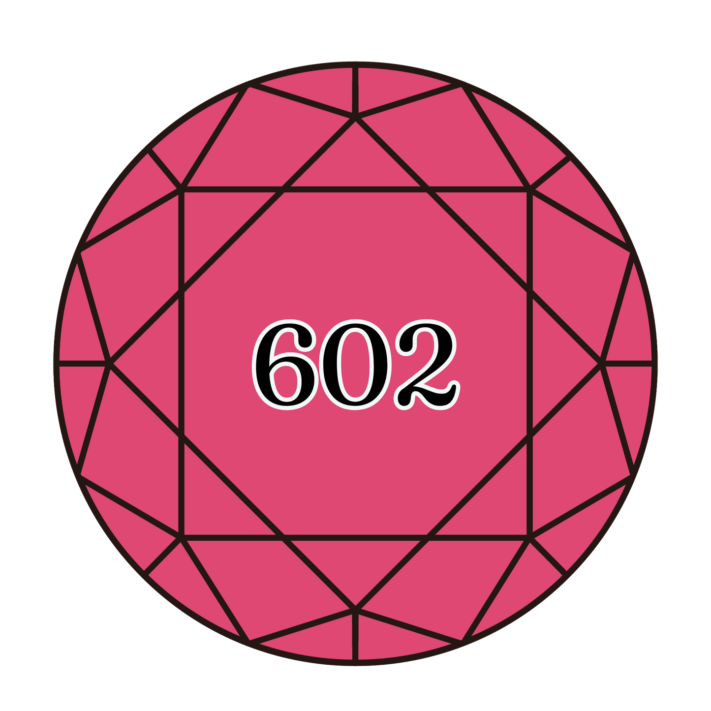 True North Diamond Art Round Diamond Drills 602 - Medium Cranberry - Round Bulk Diamond Drills