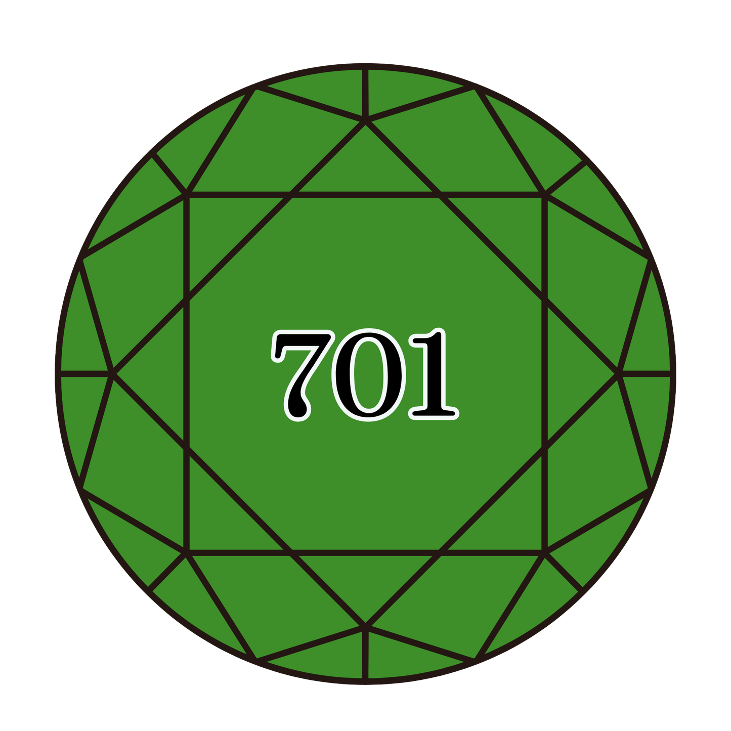 True North Diamond Art Round Diamond Drills 701 - Light Green - Round Bulk Diamond Drills