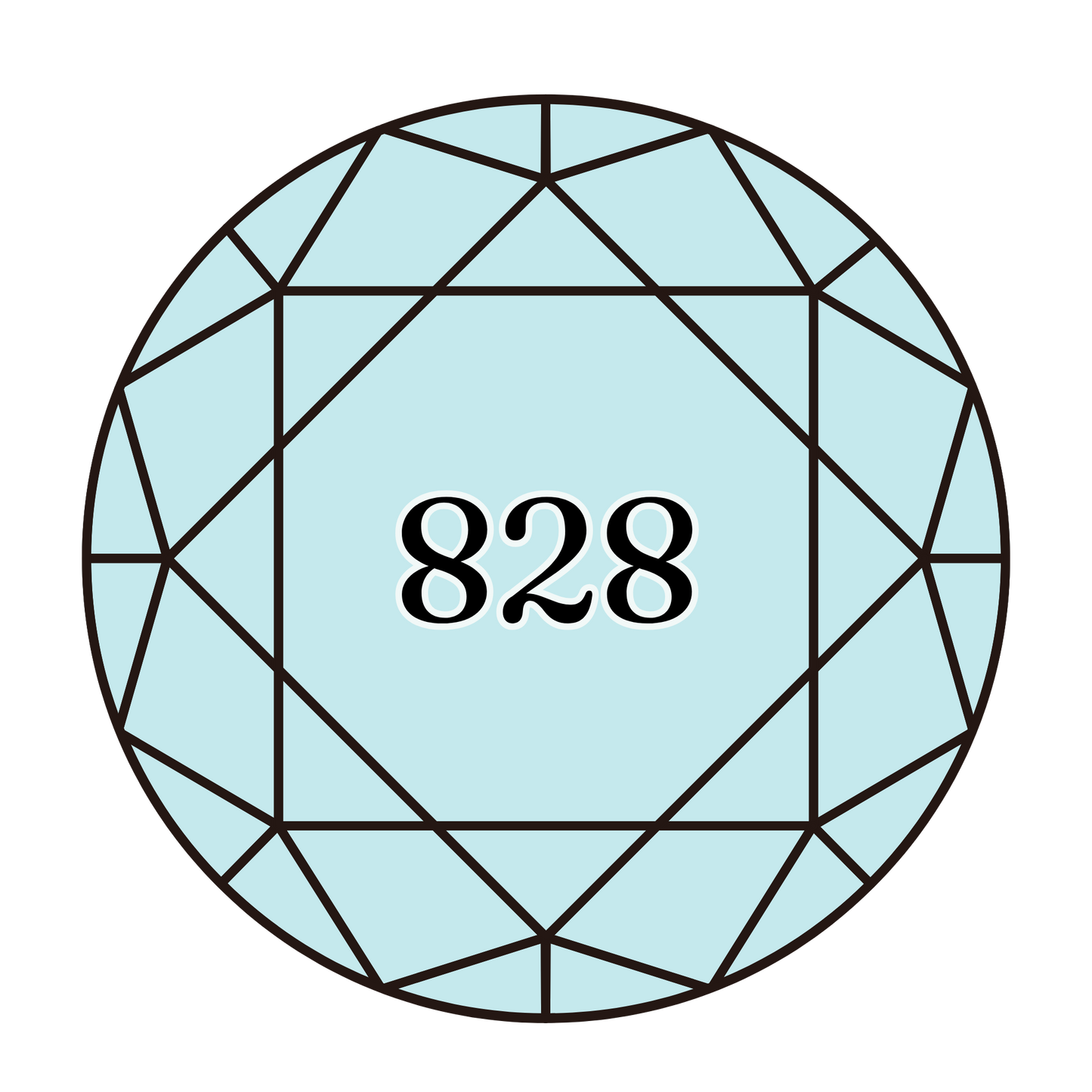 True North Diamond Art Round Diamond Drills 828 - Ultra Very Light Sky Blue - Round Bulk Diamond Drills