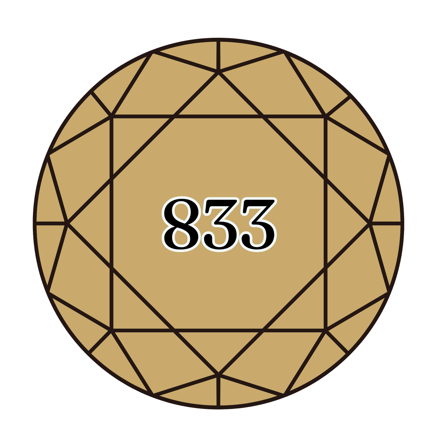 True North Diamond Art Round Diamond Drills 833 - Light Golden Olive - Round Bulk Diamond Drills