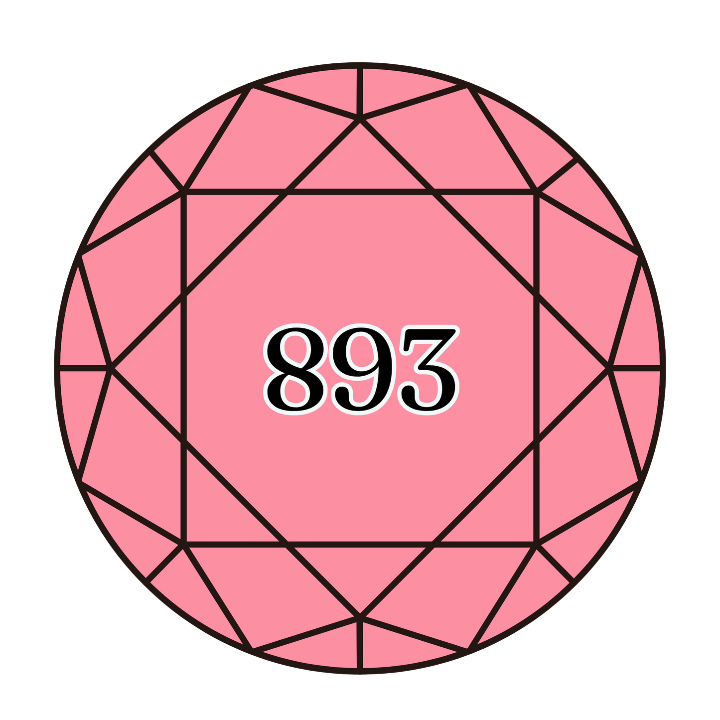 True North Diamond Art Round Diamond Drills 893 - Light Carnation - Round Bulk Diamond Drills