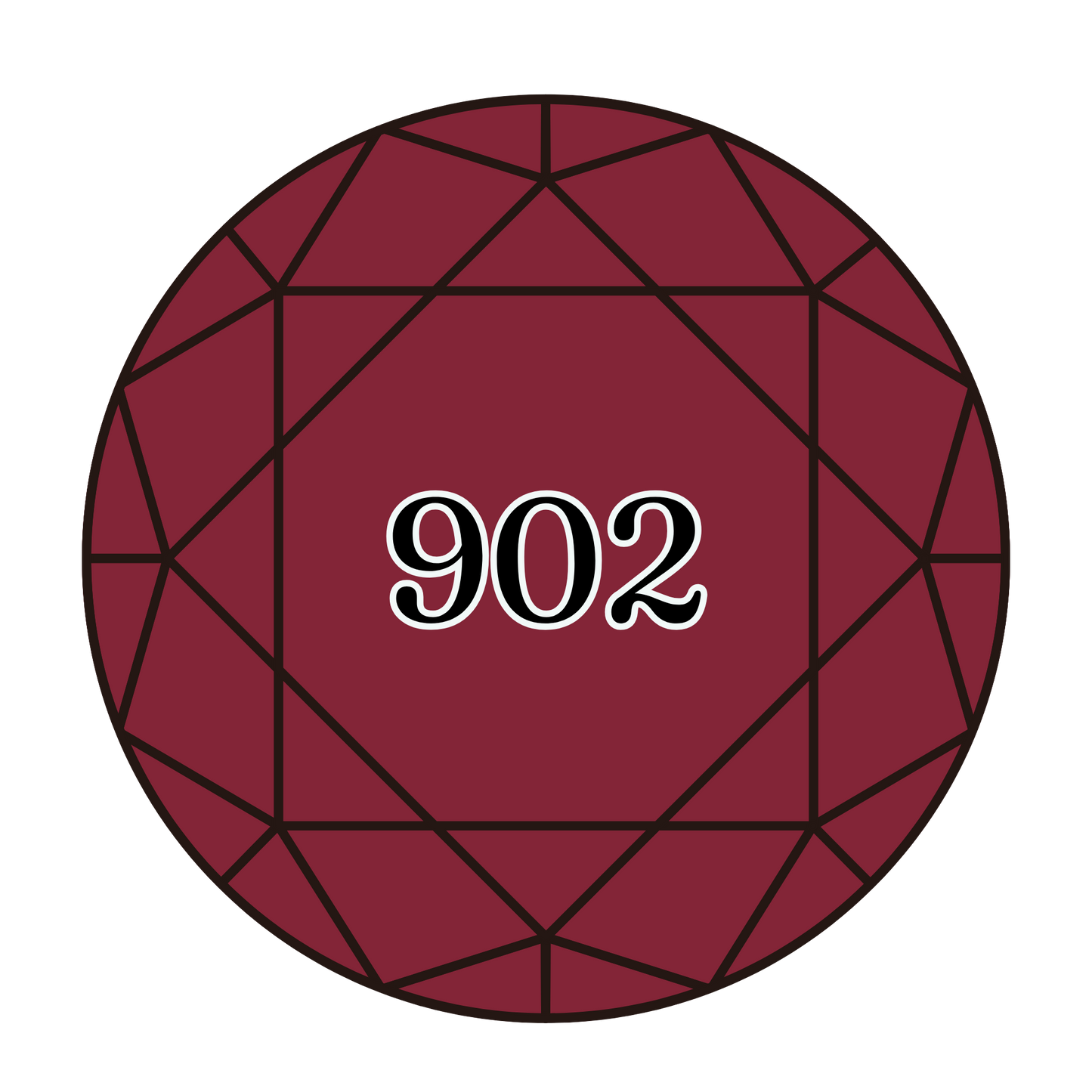 True North Diamond Art Round Diamond Drills 902 - Very Dark Garnet - Round Bulk Diamond Drills