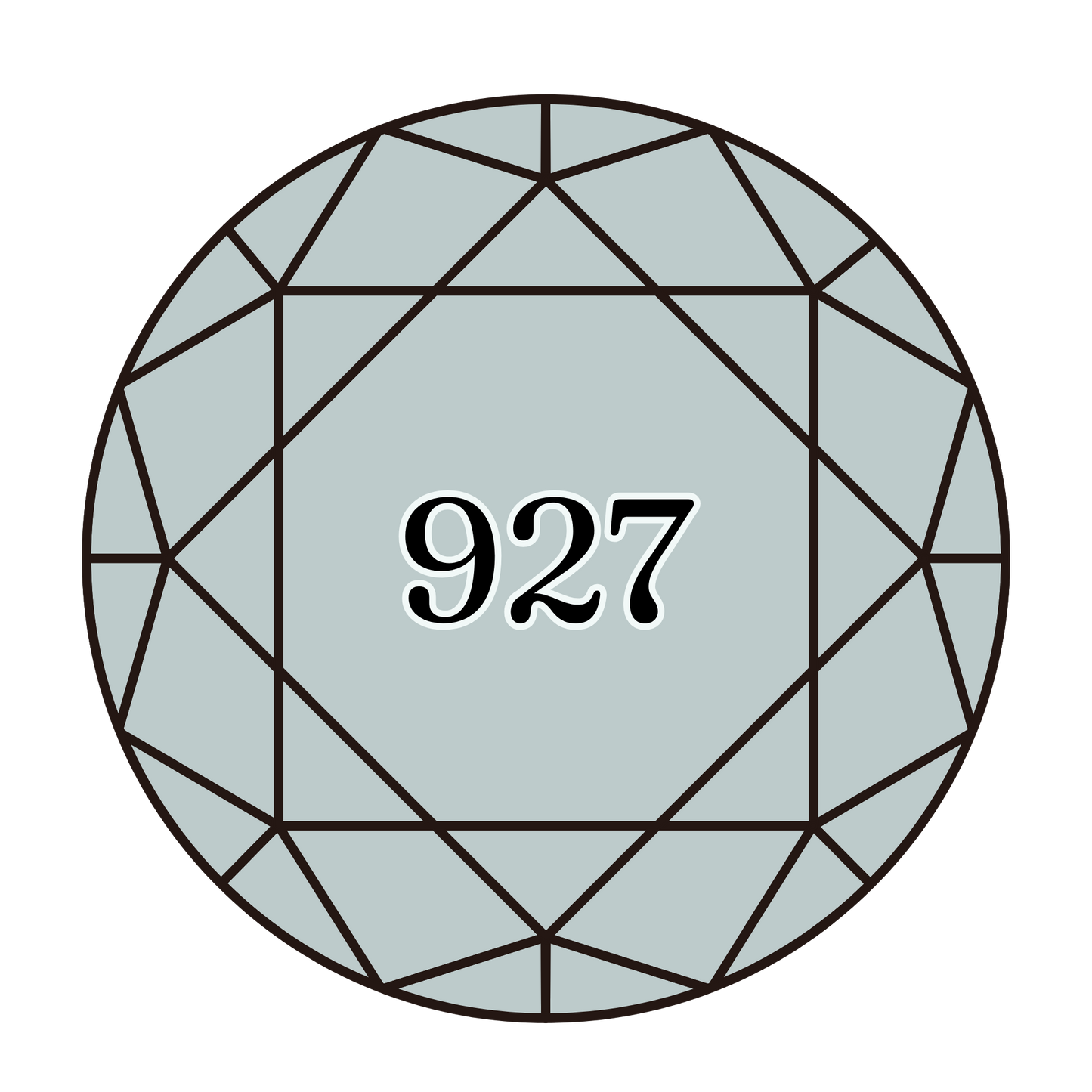 True North Diamond Art Round Diamond Drills 927 - Light Grey Green - Round Bulk Diamond Drills